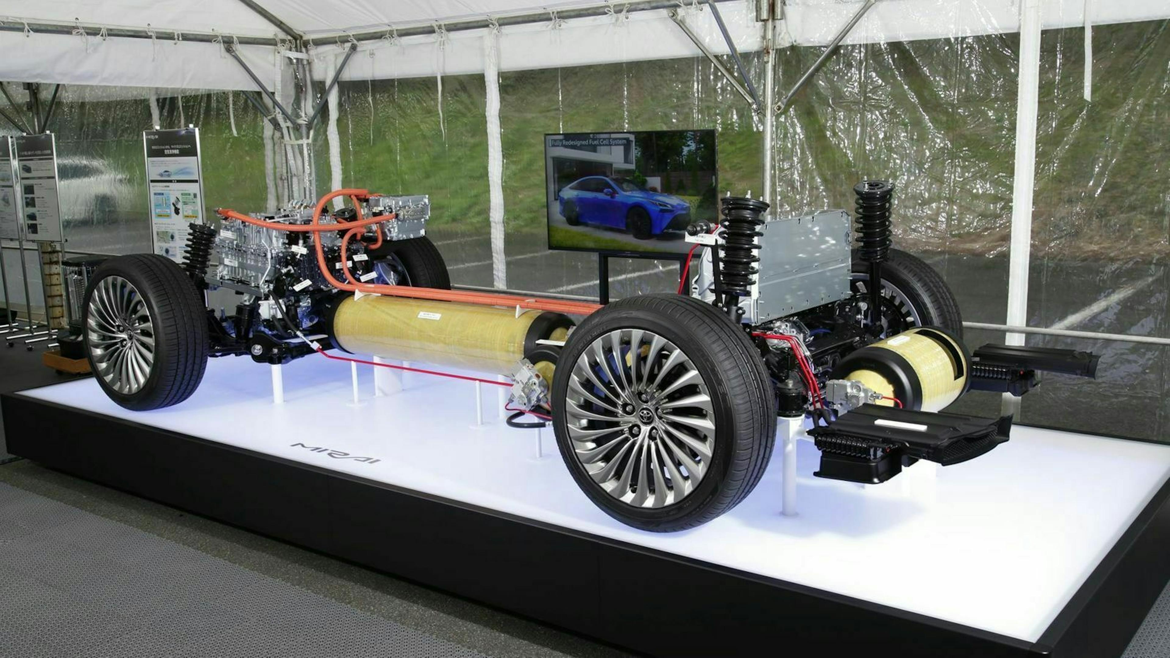 Toyota Mirai 2 (2021) Technologie-Ausstellungsstück