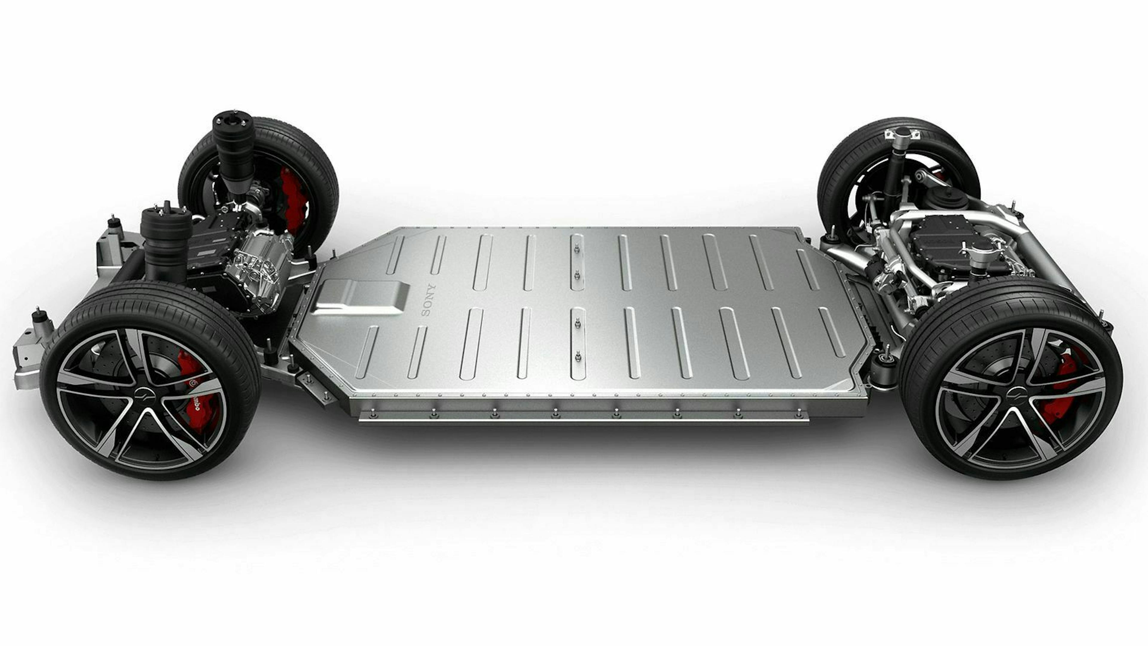 Bild der Batterie des Sony Vision-S