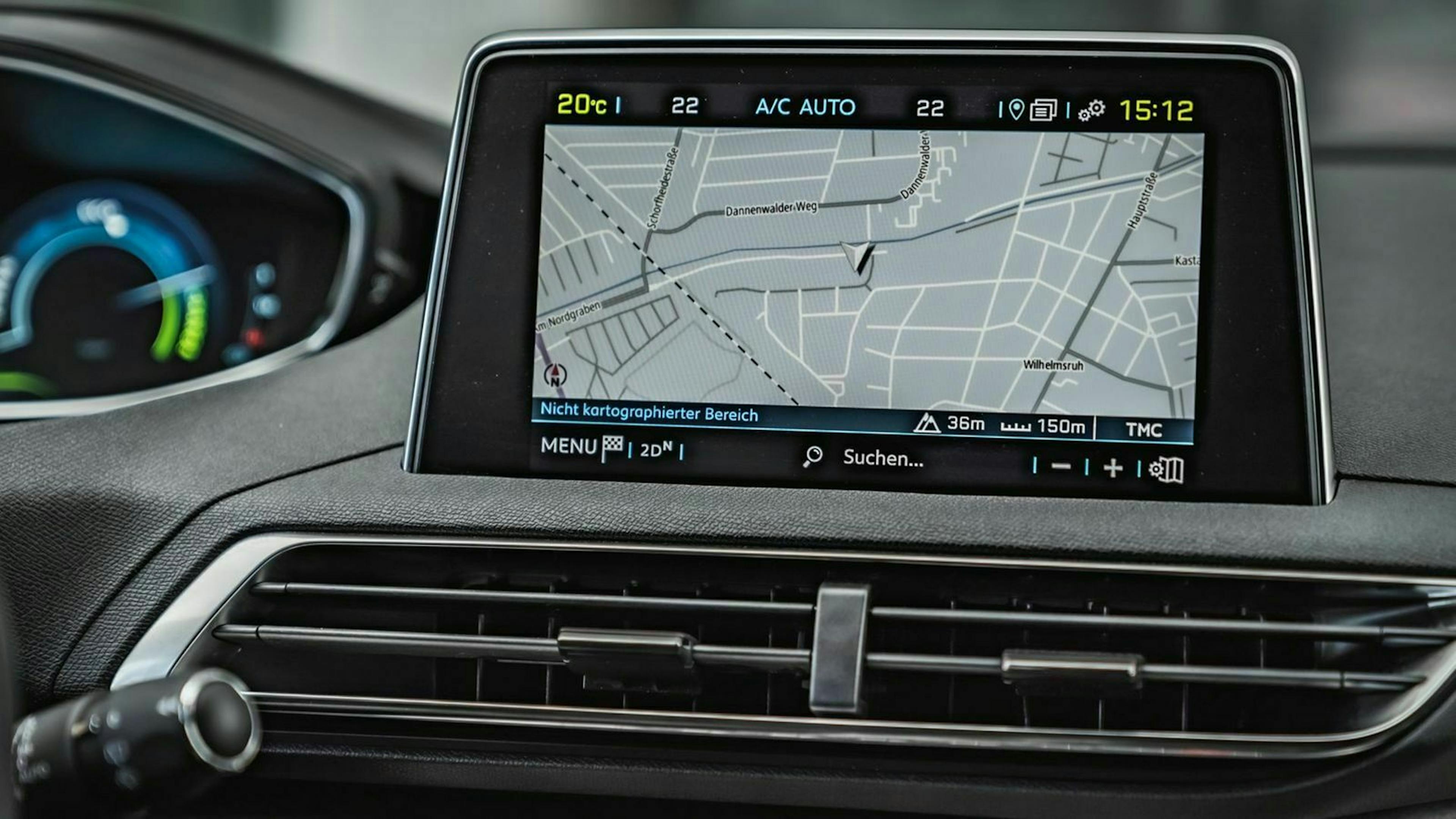 Peugeot 3008 Hybrid4 (2020) Infotainment-System