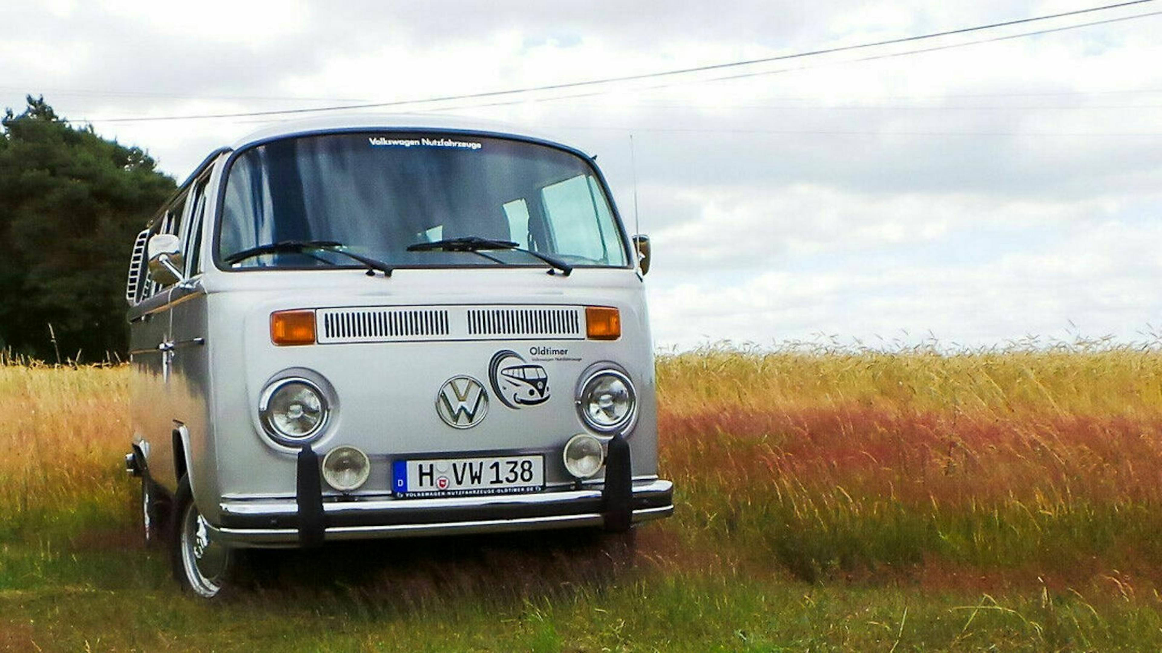 VW T2 Silberfisch Frontansicht
