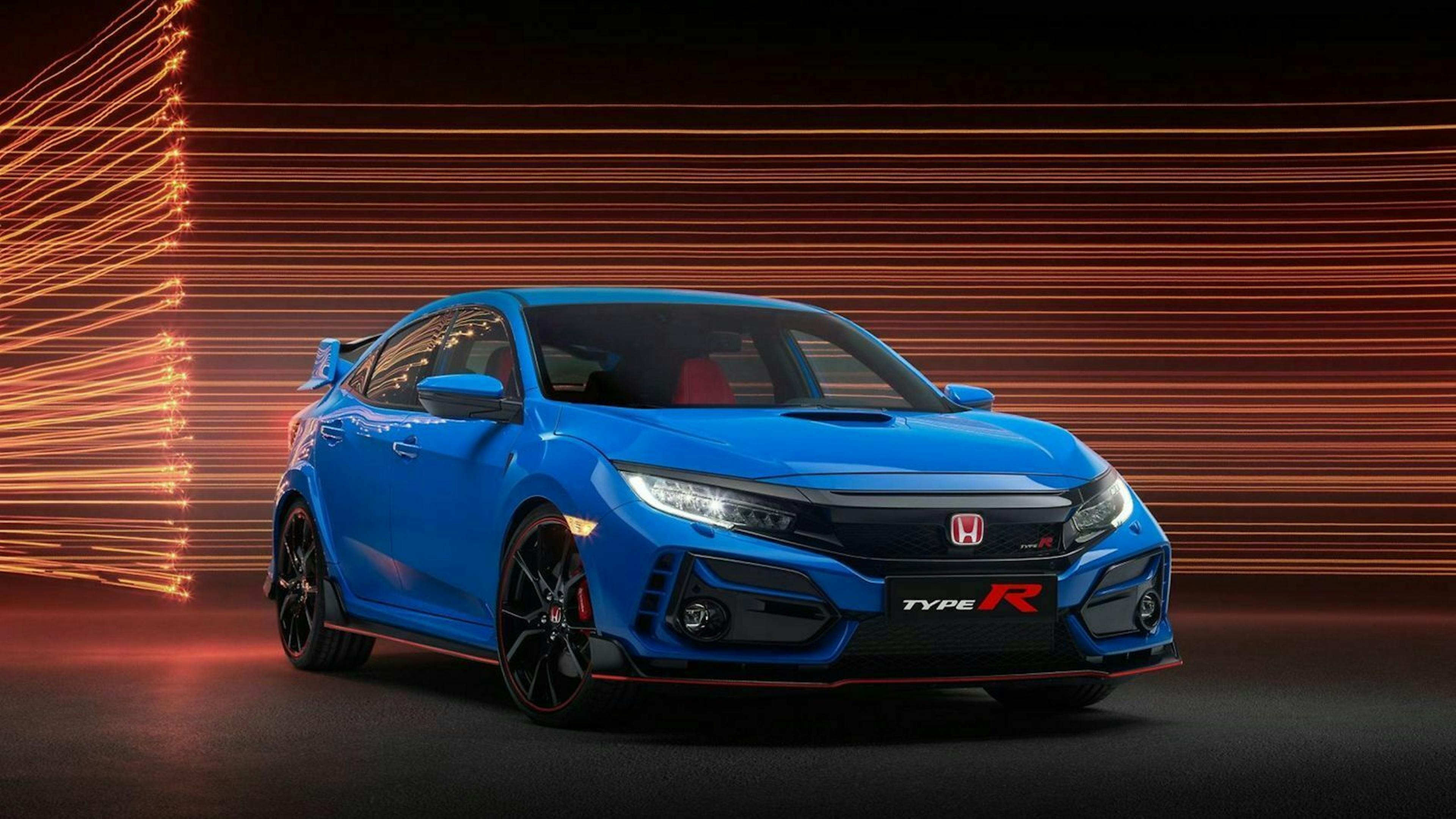 Honda Civic Type R GT in der Frontansicht, stehend