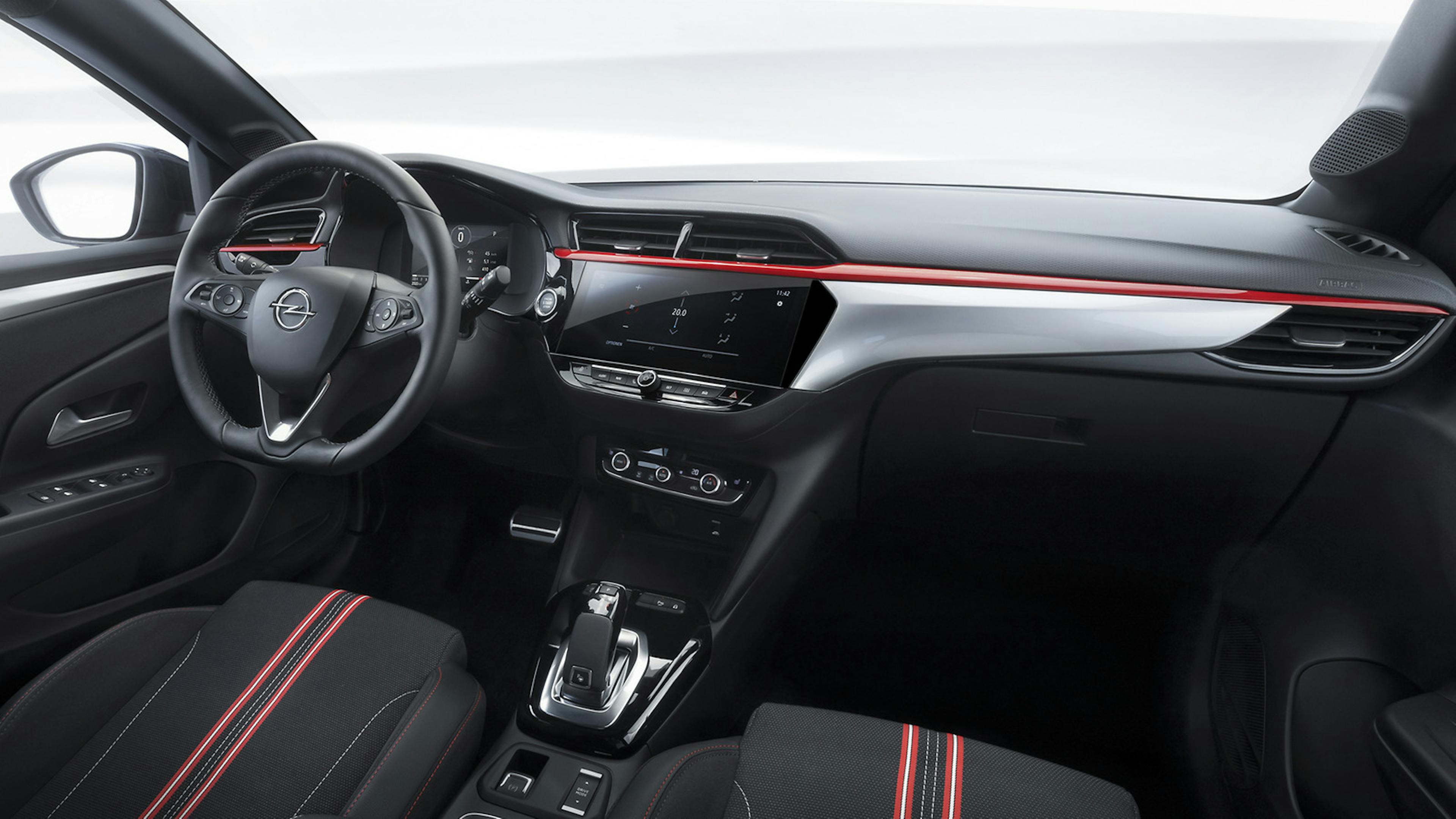 Cockpitansicht des Opel Corsa