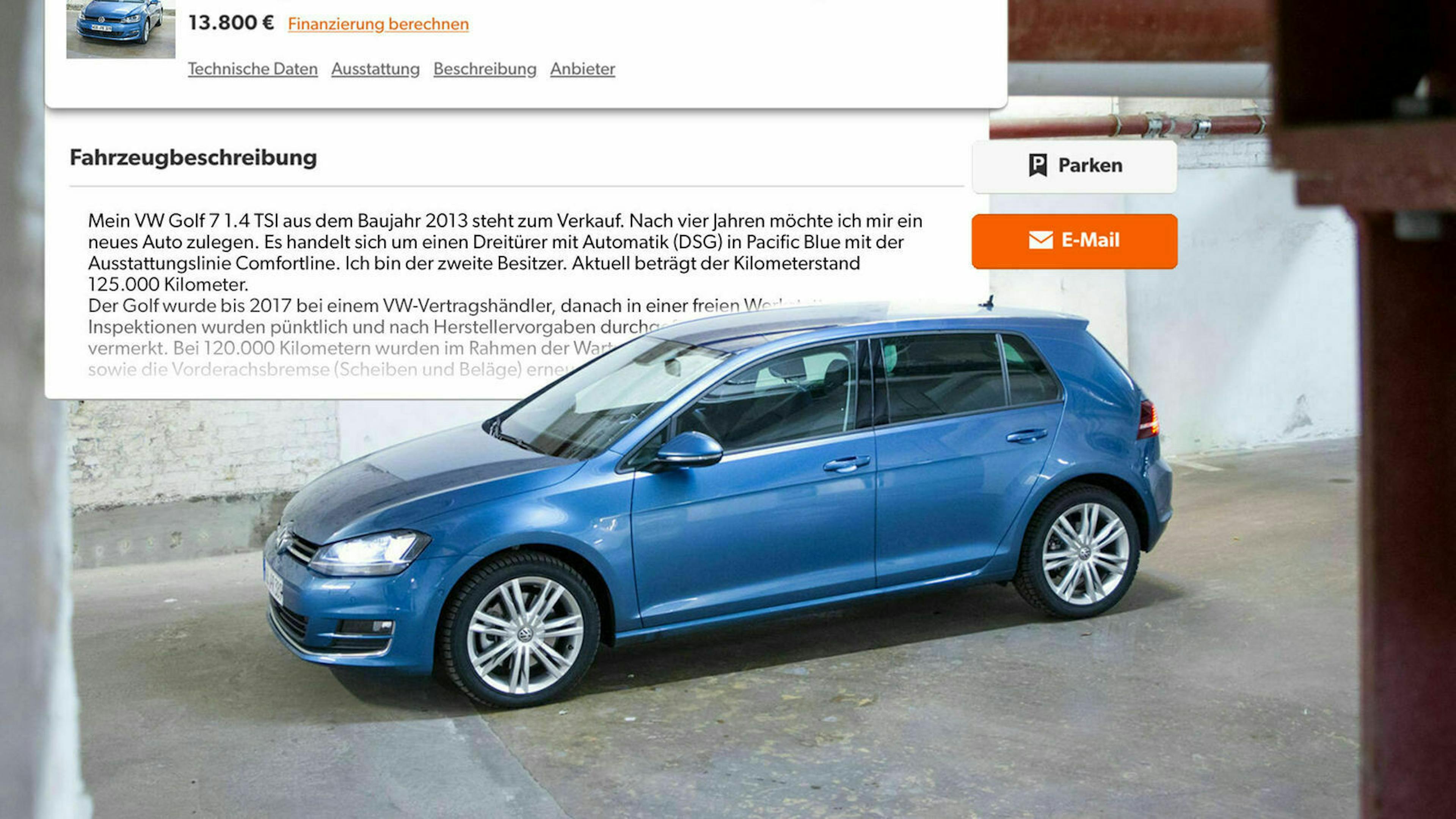 So füllst du dein mobile-Inserat auf aus 7