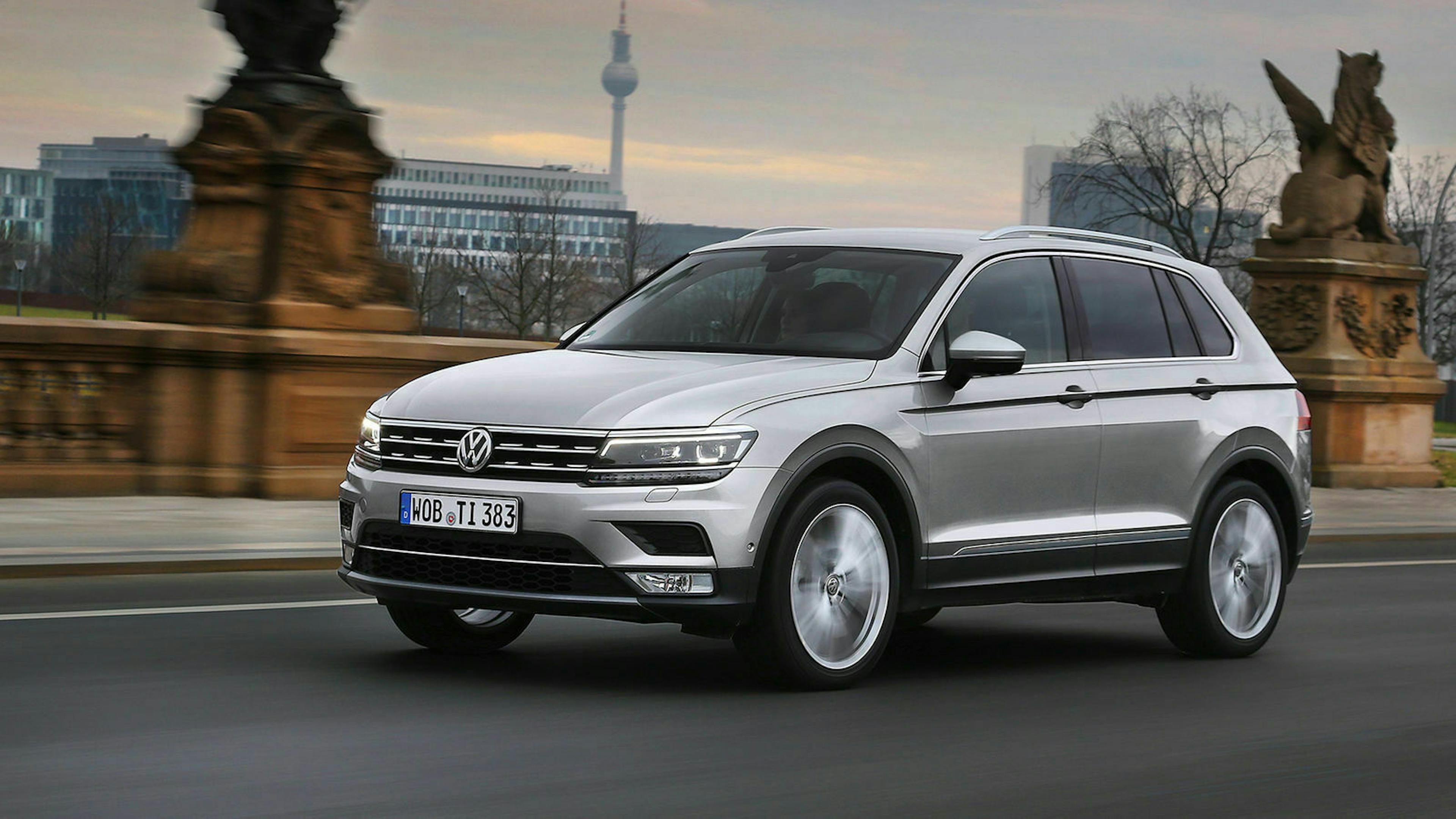VW Tiguan Dreiviertel-Frontansicht