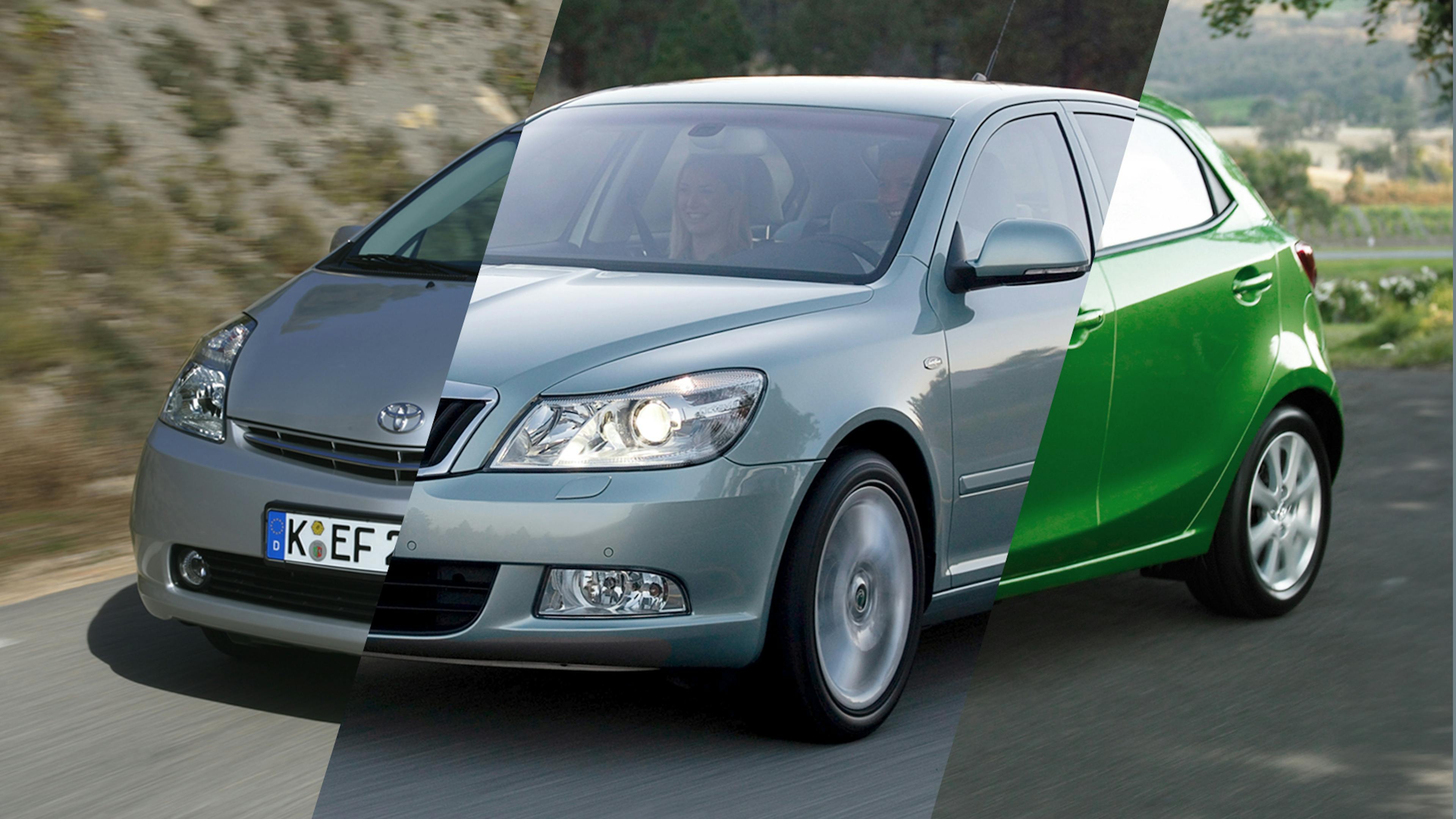 Toyota, Škoda, Mazda