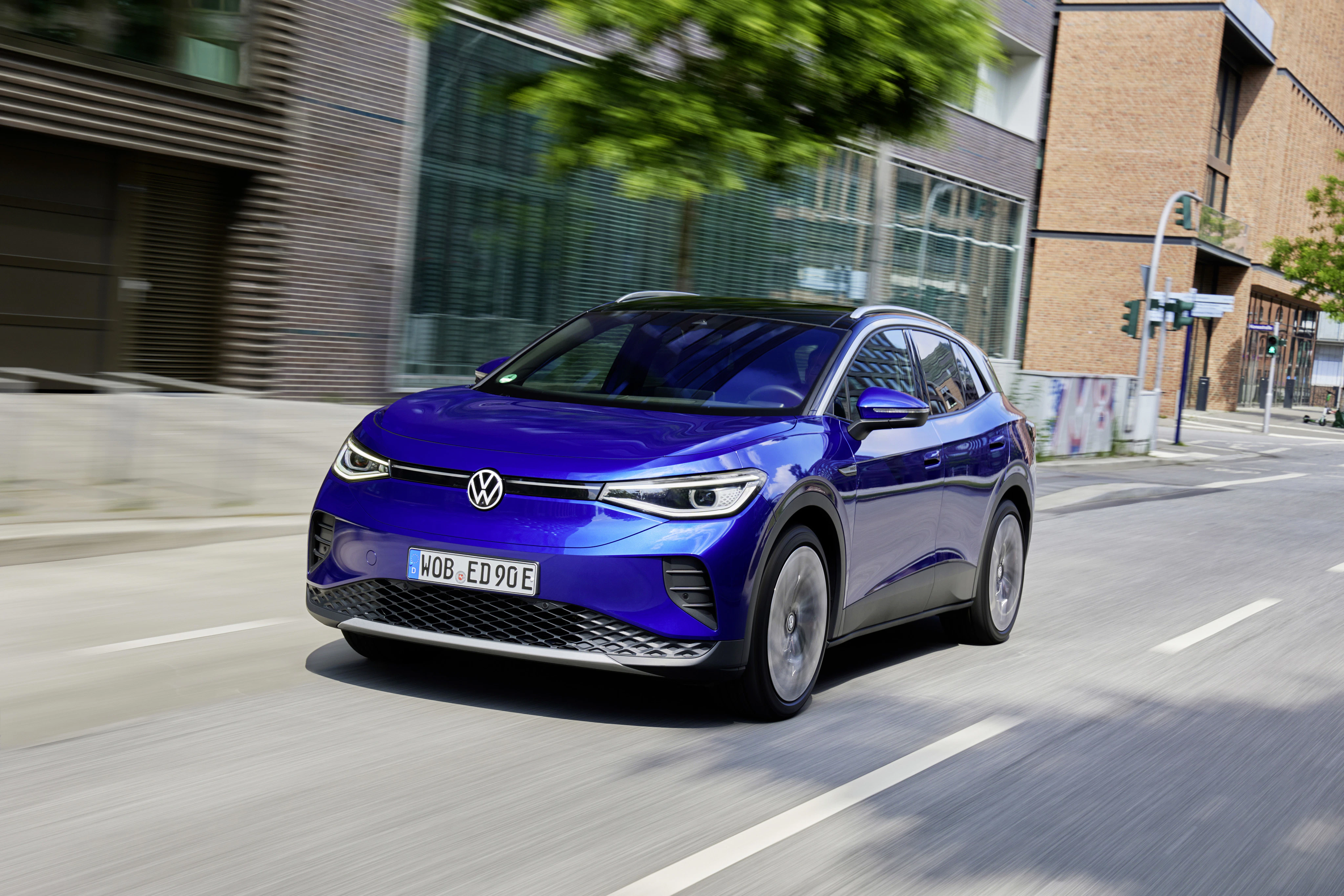 VW ID.4 Frontansicht dynamisch