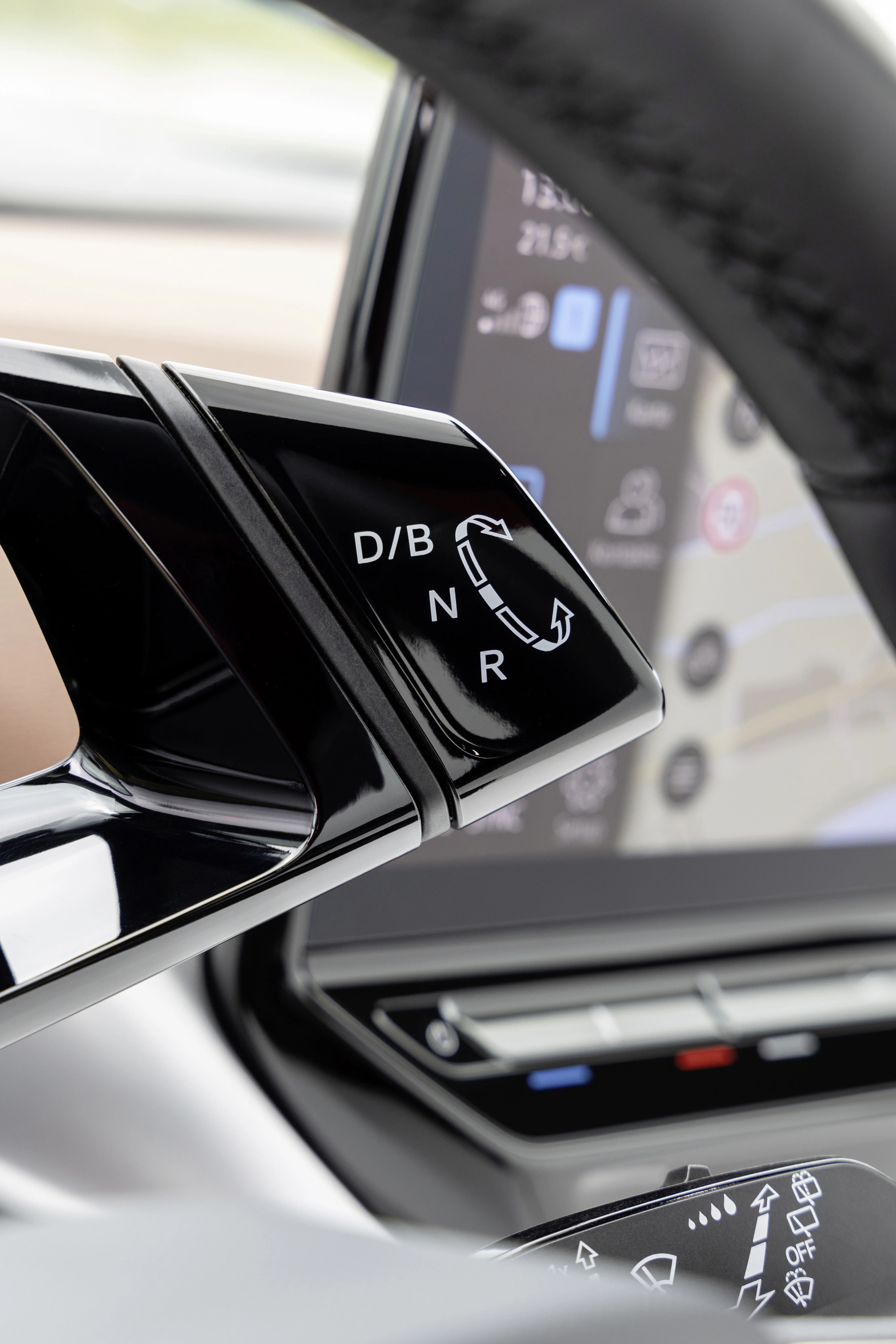 VW ID.4 Detailansicht Gangwahlhebel