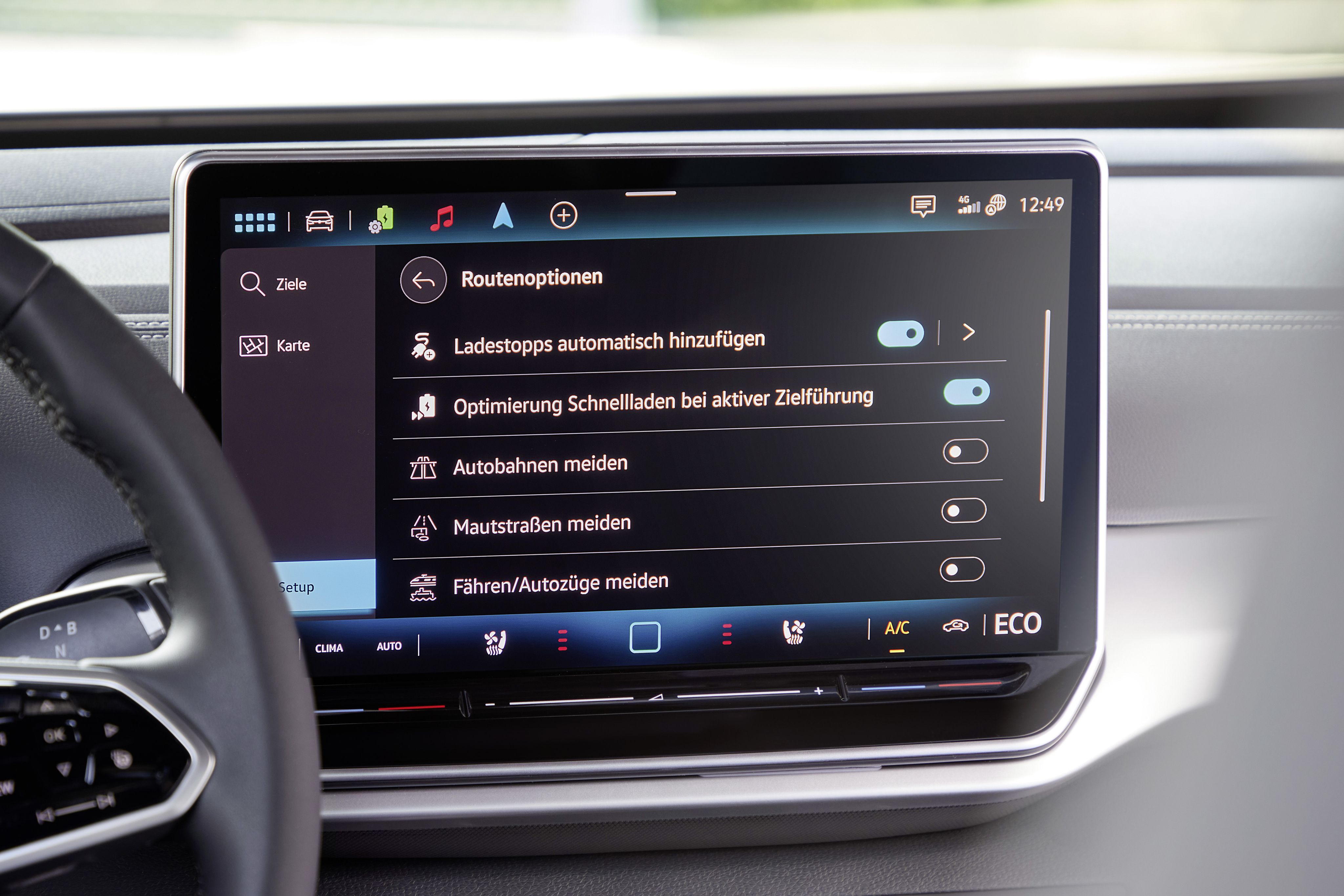 Infotainment-Sytem im VW ID.5
