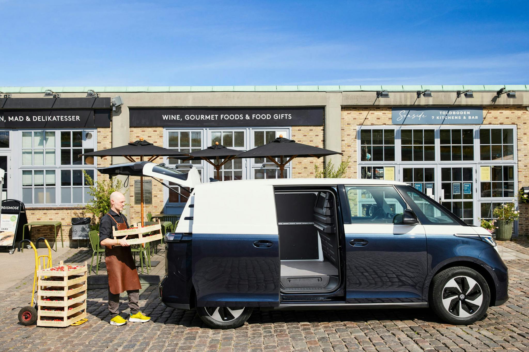 VW ID.Buzz Cargo Seitenansicht Schiebetür