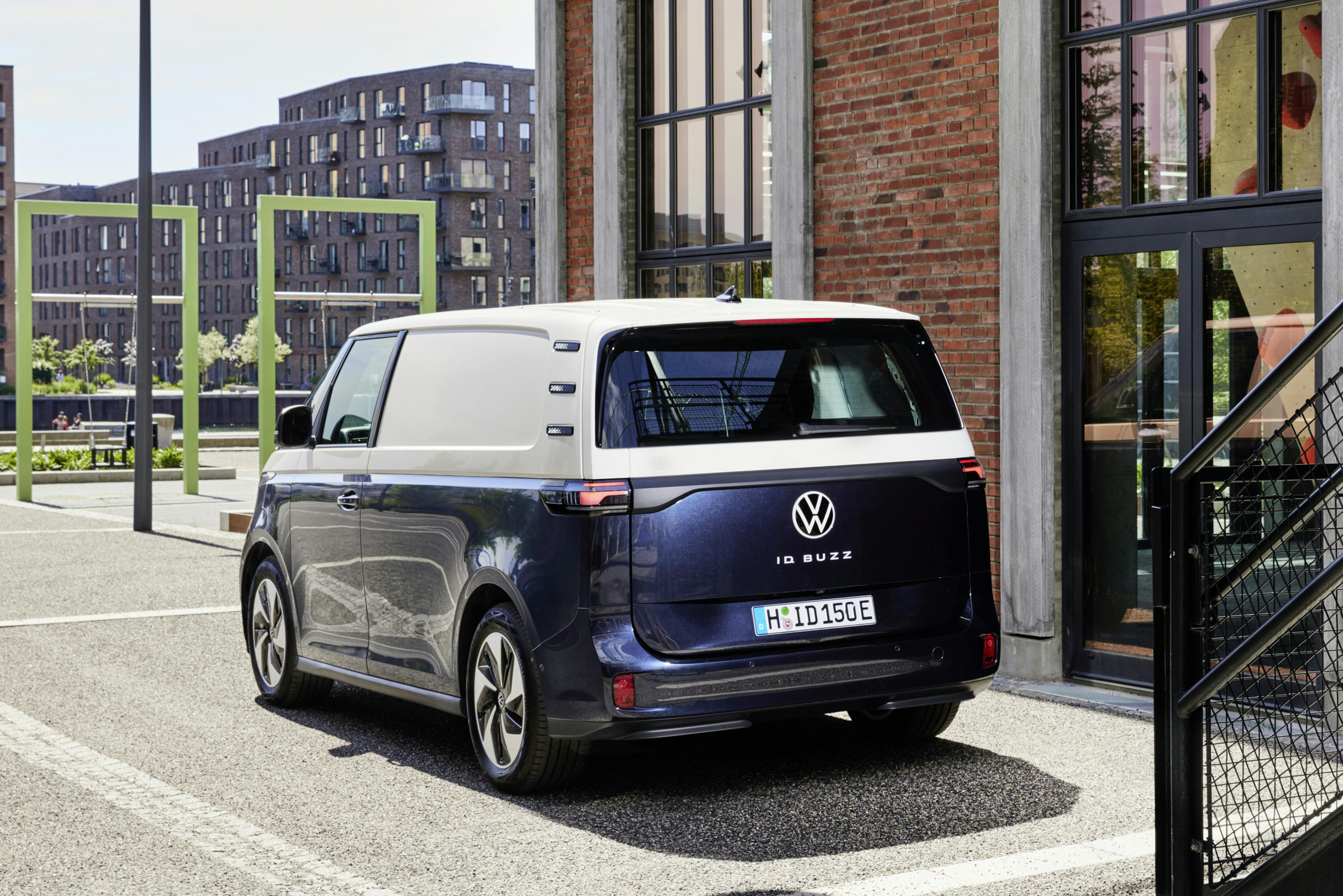 VW ID.Buzz Cargo Heckansicht statisch