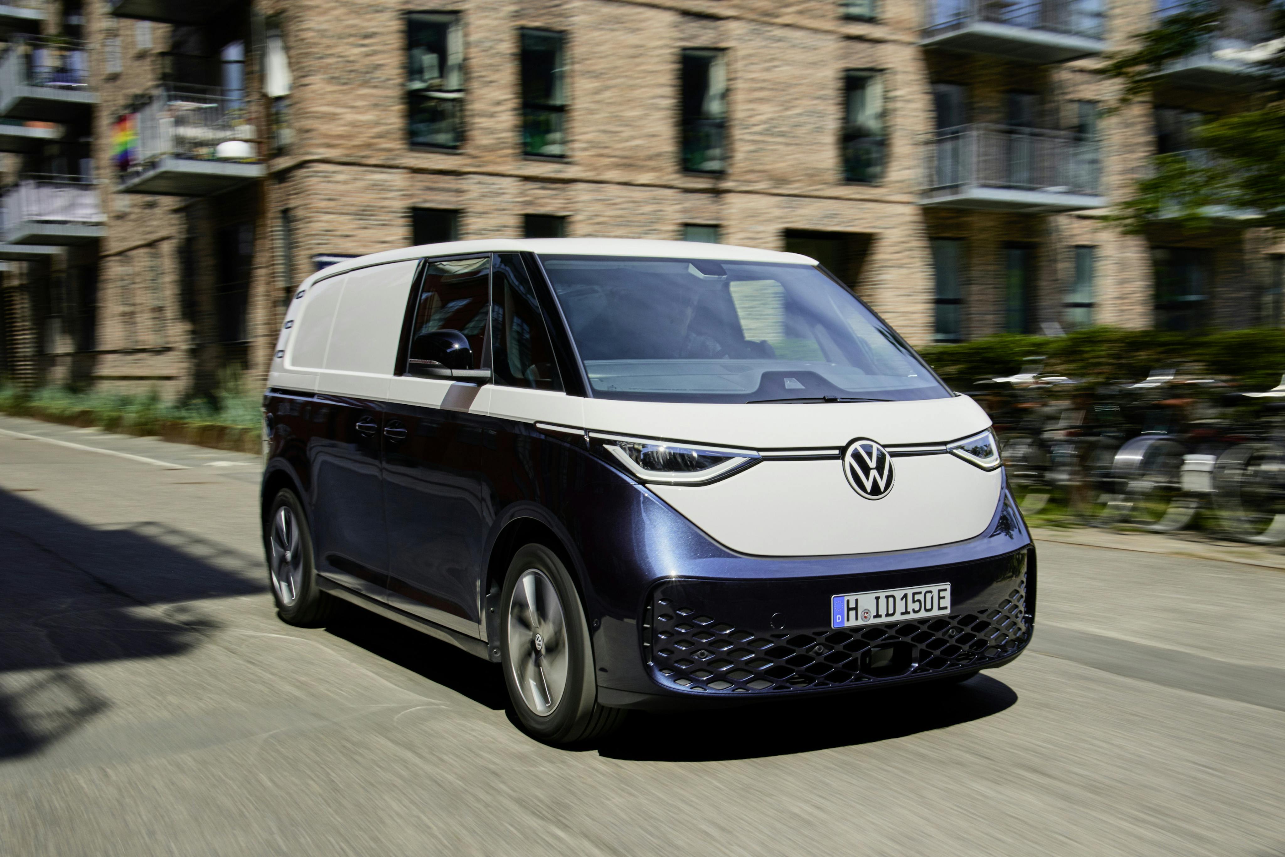 VW ID.Buzz Cargo Frontansicht dynamisch