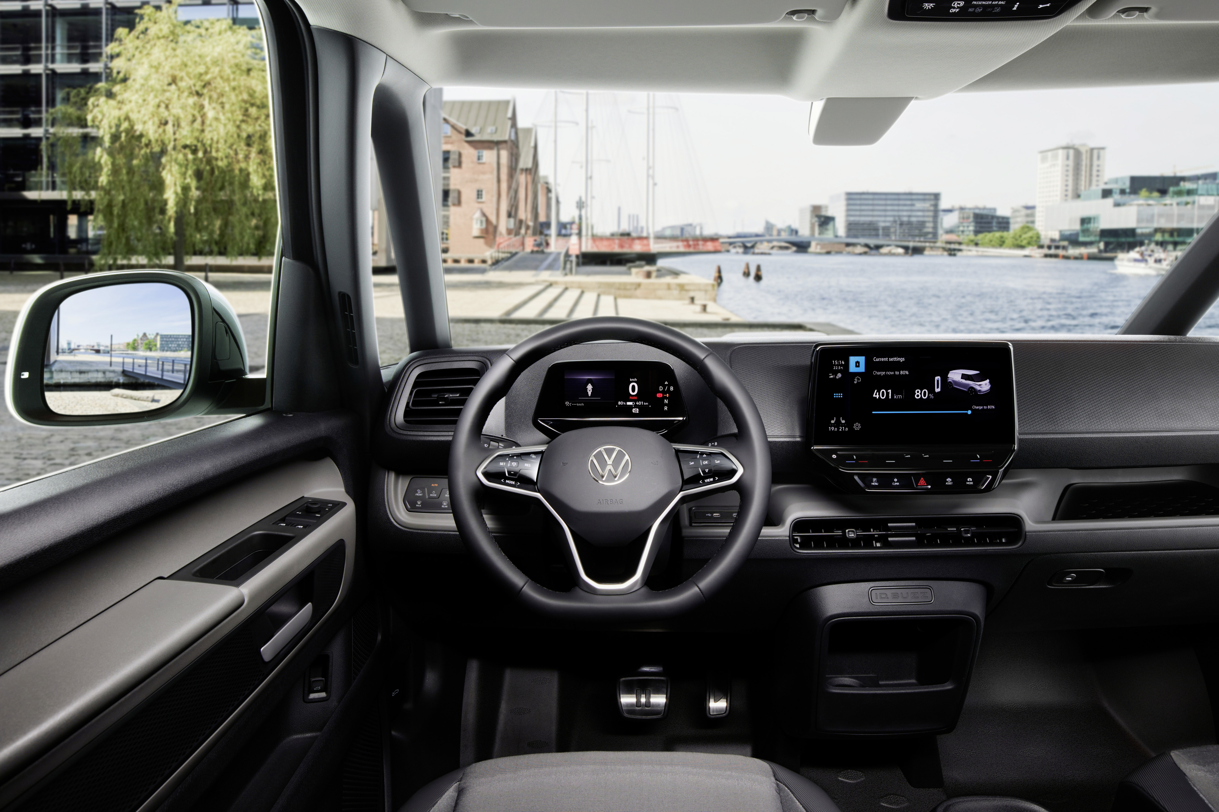 VW ID.Buzz Cargo Innenansicht Fahrerraum