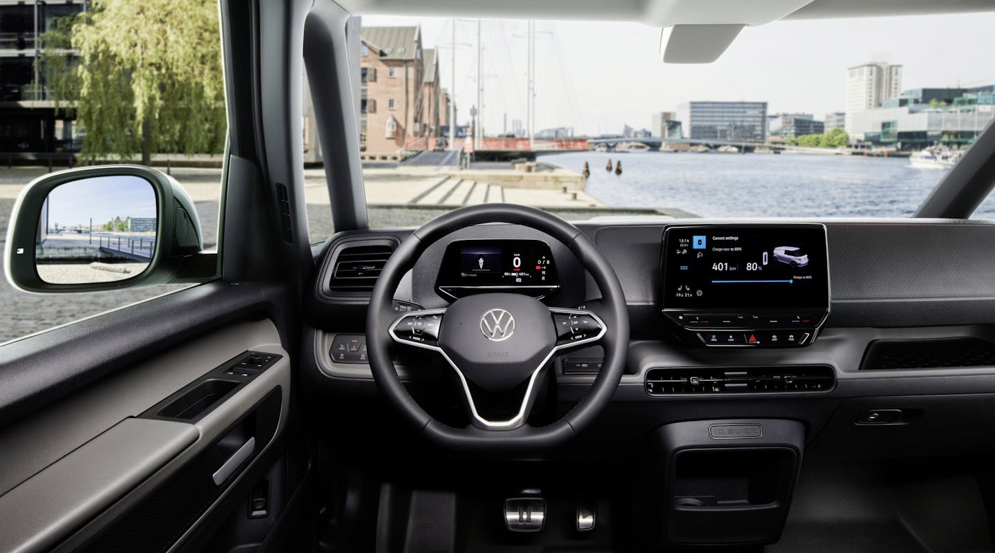 VW ID.Buzz Cargo Innenansicht Fahrerraum
