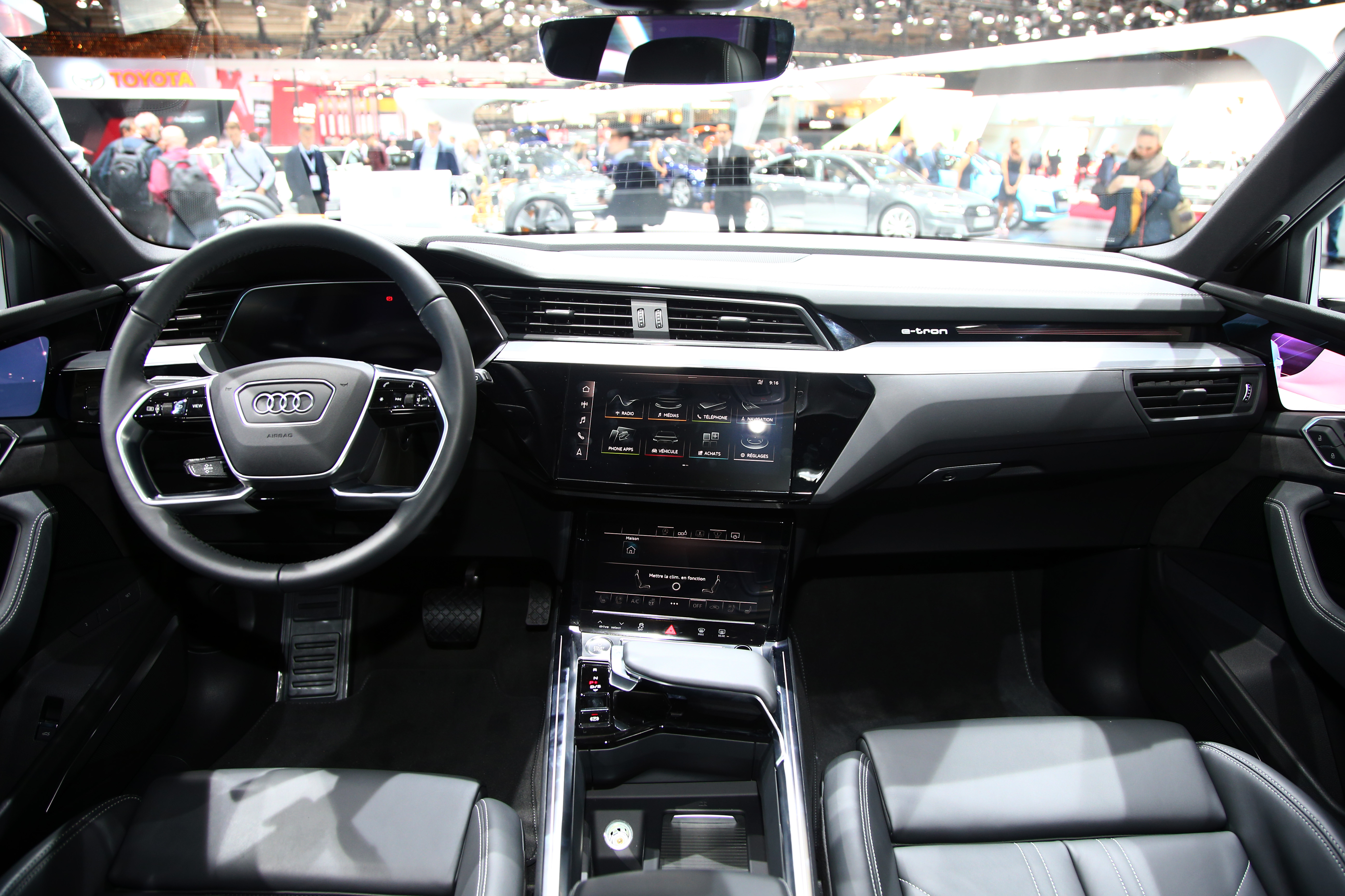 Innenraum des Audi e-tron