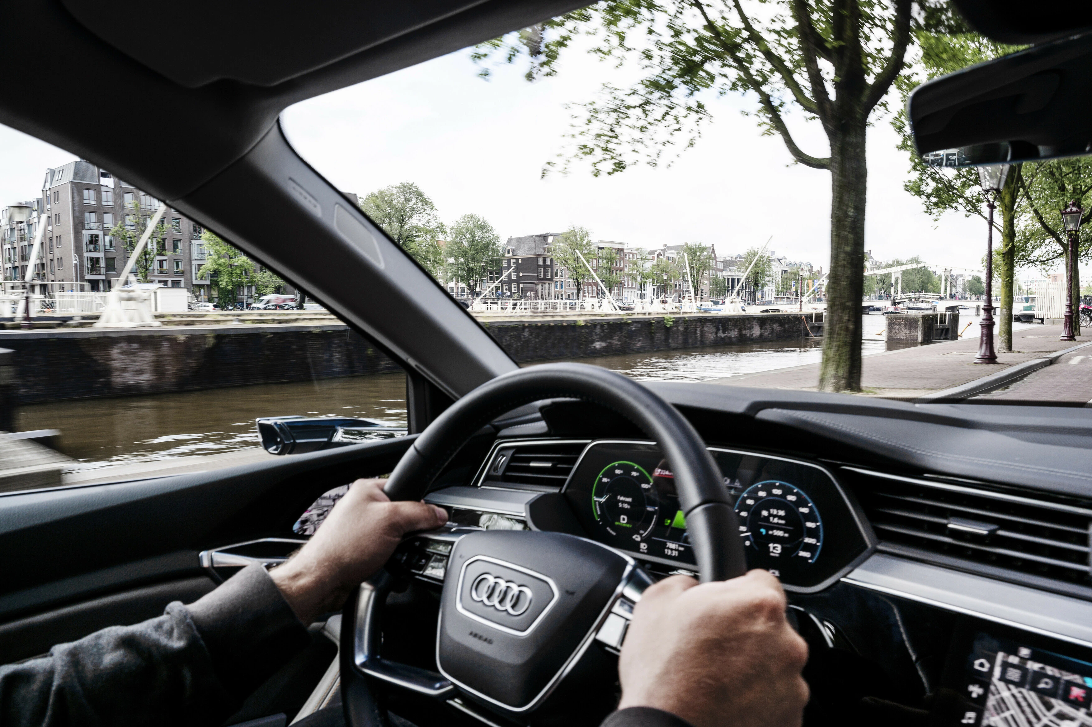 der Innenraum vom Audi e-tron