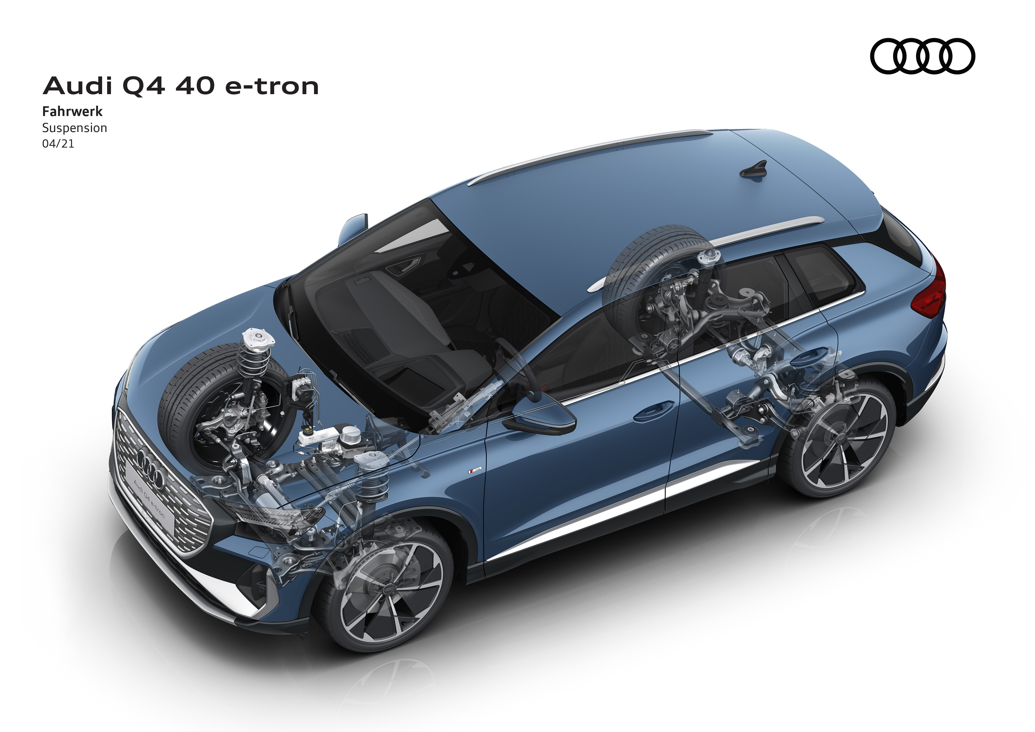 Audi Q4 e-tron Ansicht Motor und Antrieb