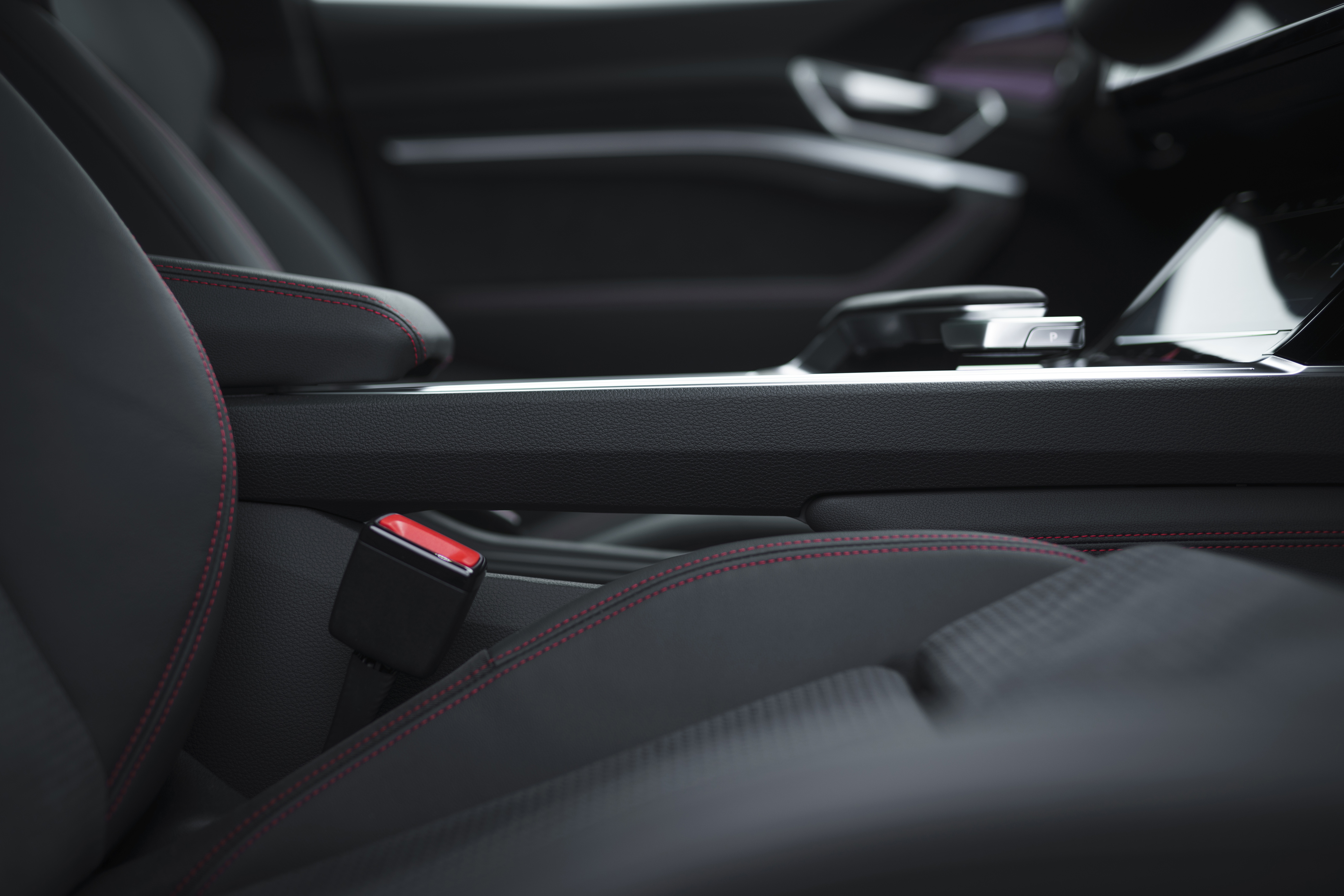 Die Sitzoberflächen im Audi Q8 e-tron