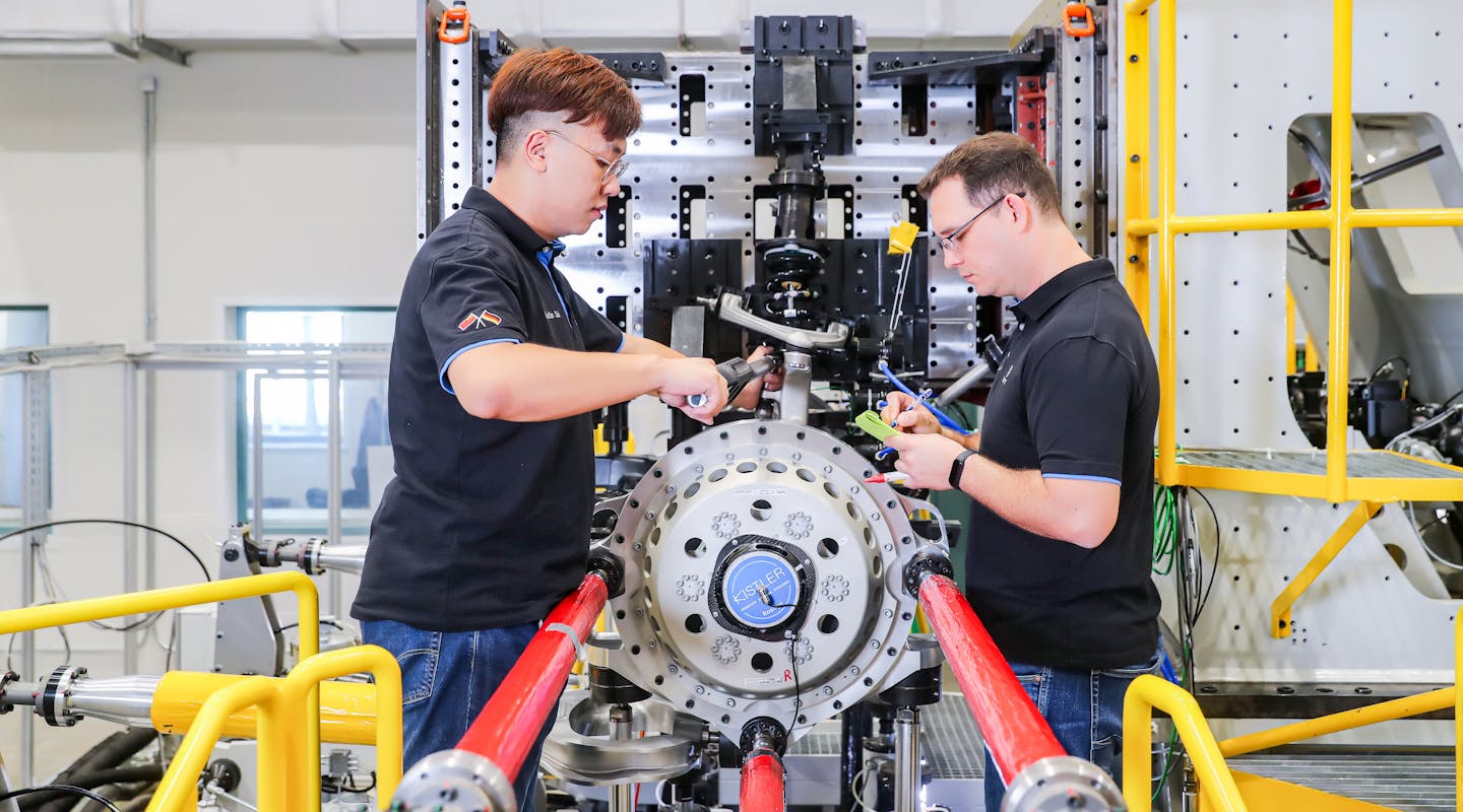 Mercedes EQB Konstruktion des Motors