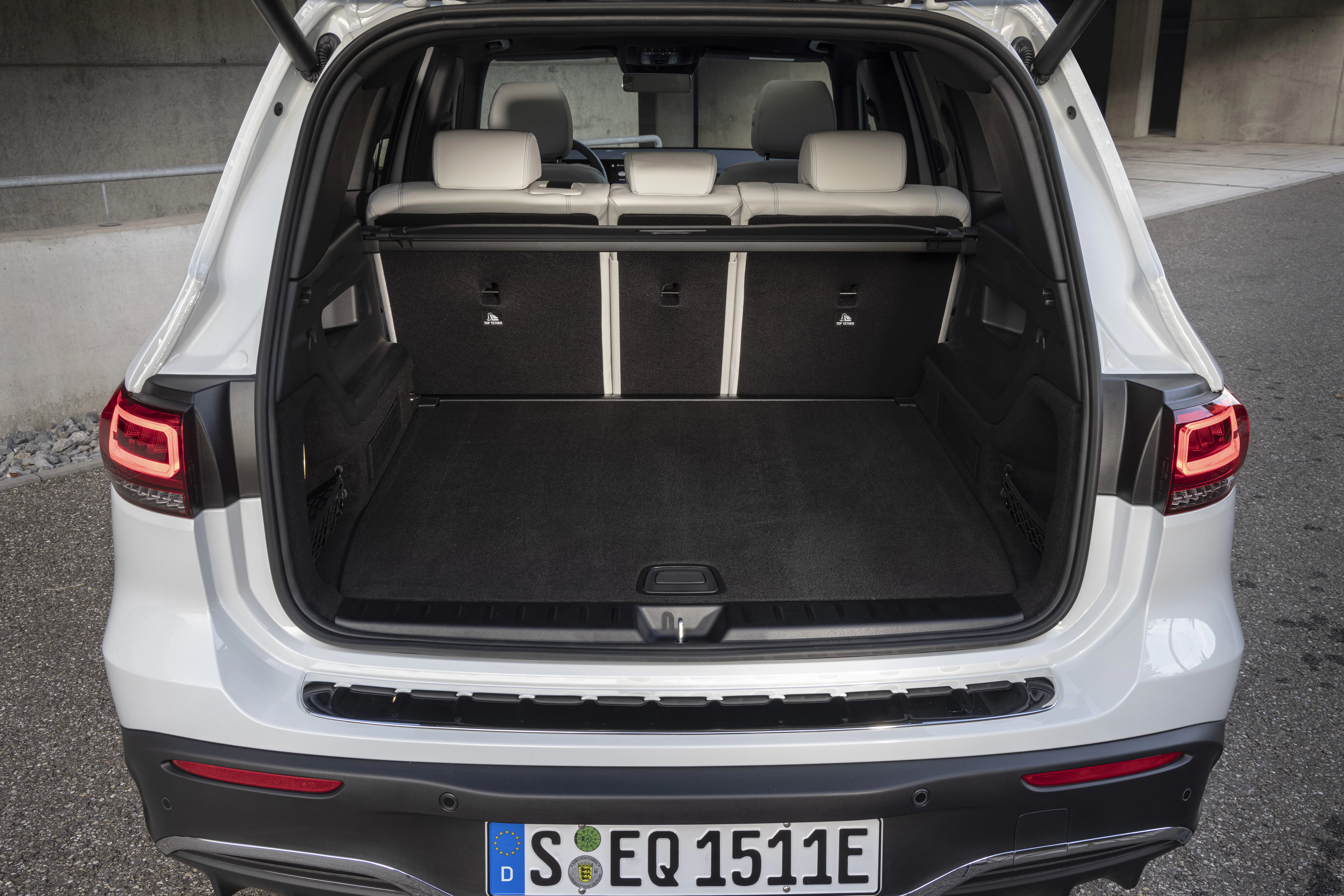 Mercedes EQB Detailansicht Kofferraum
