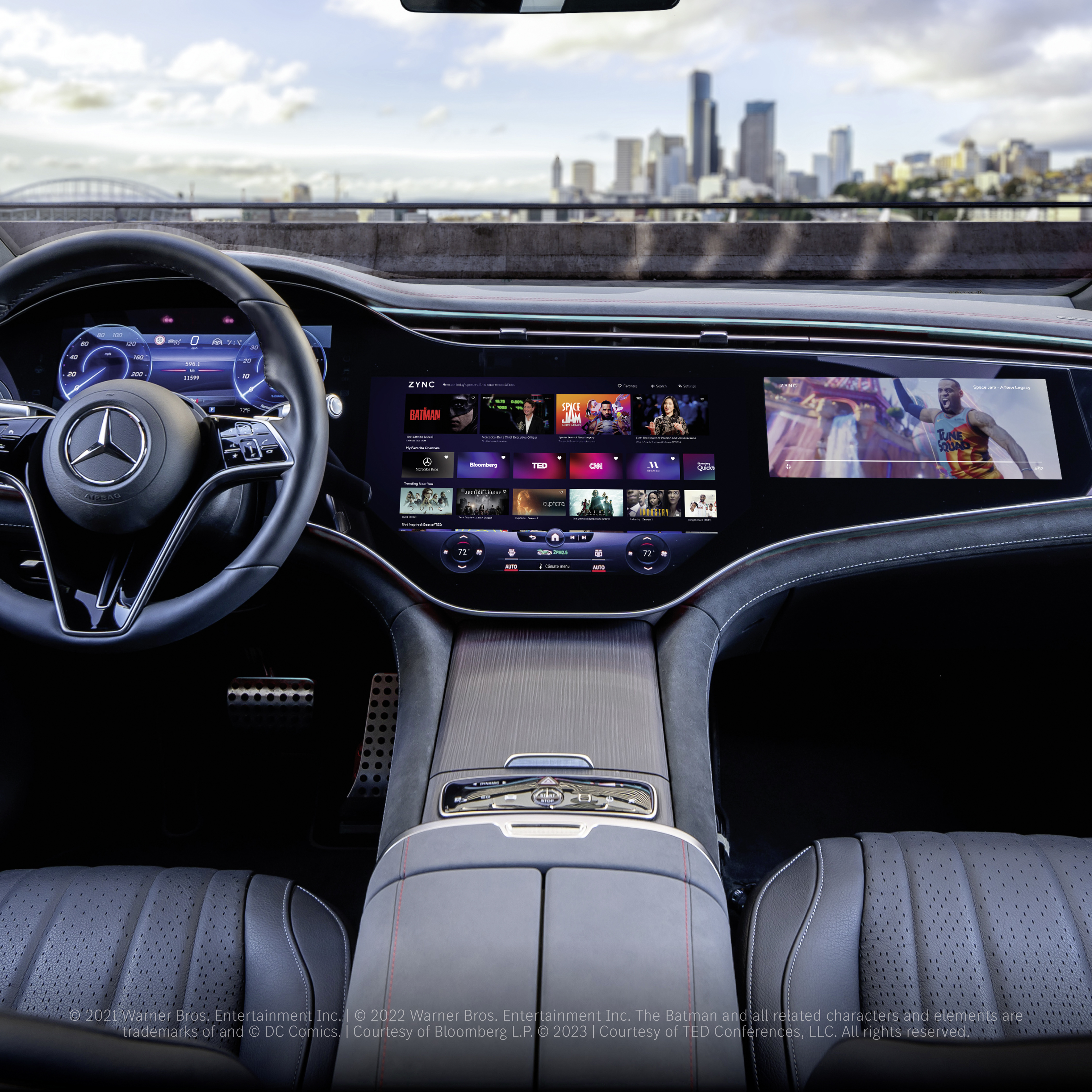 Mercedes EQS SUV Innenansicht Ausstattung