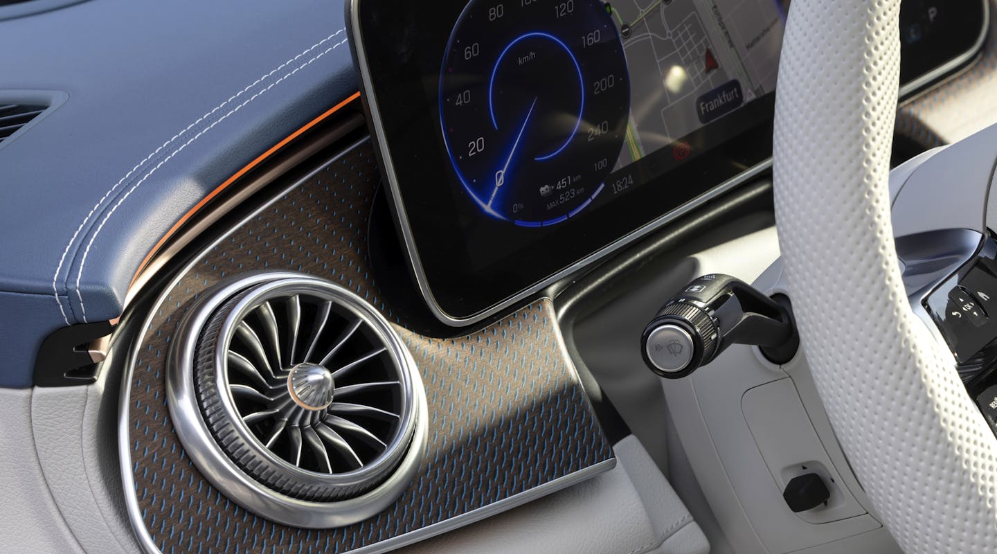 Mercedes EQE Limousine Innenansicht vorne