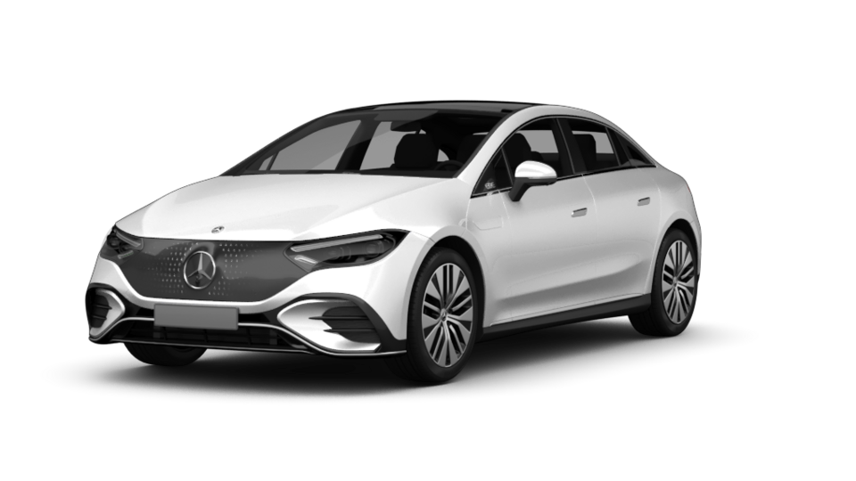 Mercedes EQE Limousine Ansicht schräg vorne