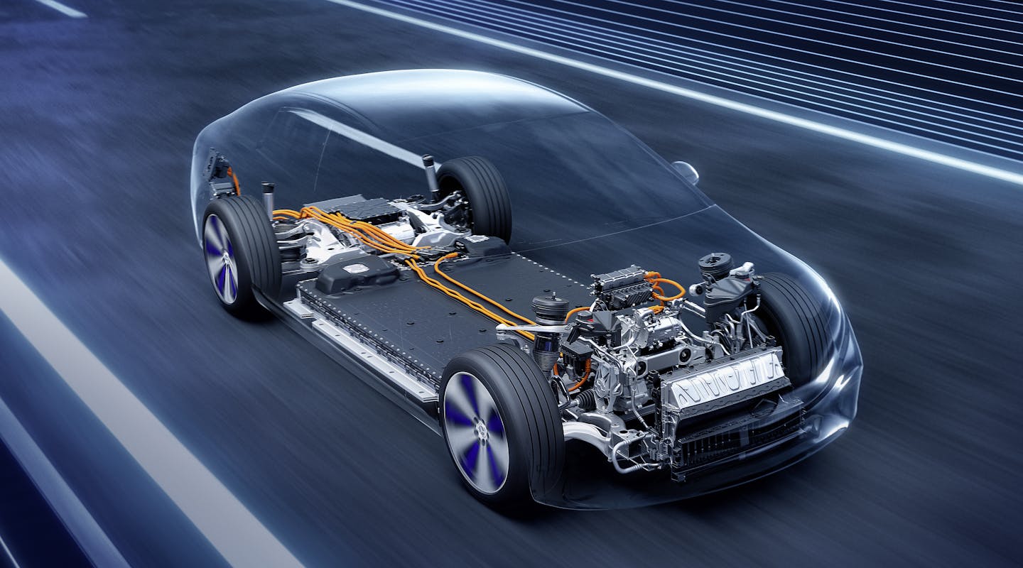 Der Antrieb im Mercedes-Benz EQS