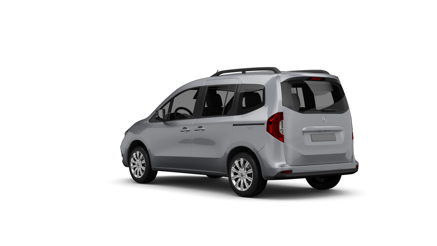 Mercedes-Benz EQT Ansicht schräg hinten