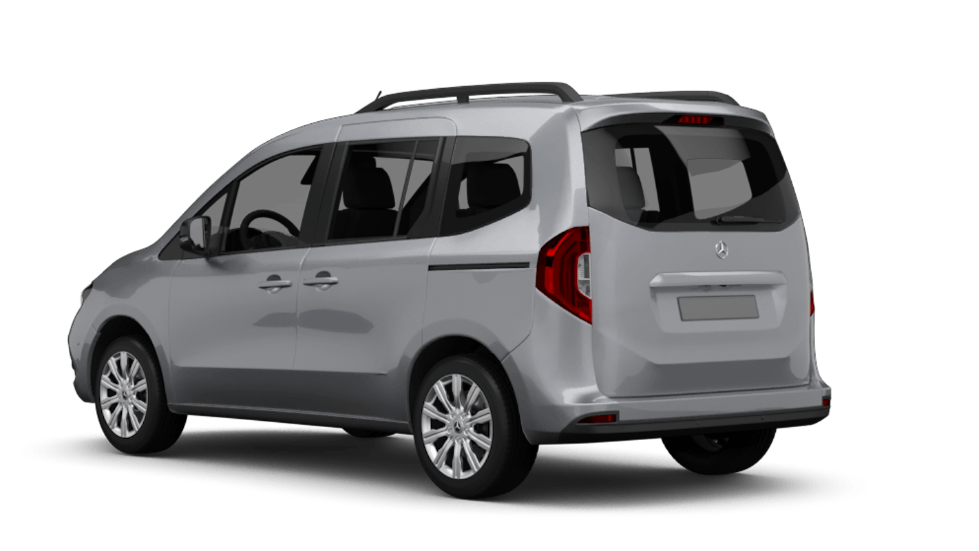 Mercedes-Benz EQT Ansicht schräg hinten