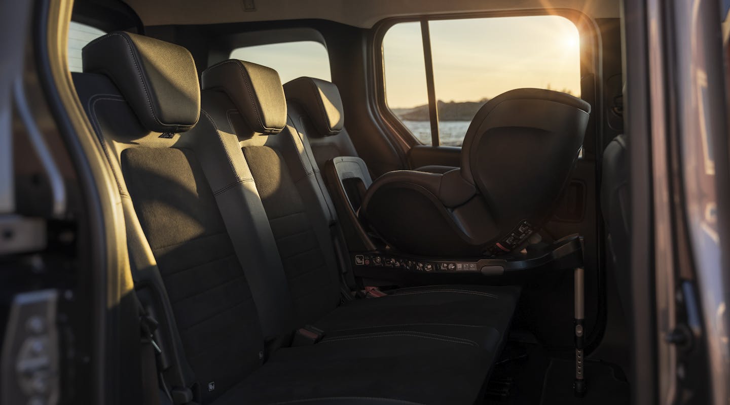 Mercedes-Benz EQT Innenansicht Rückbank