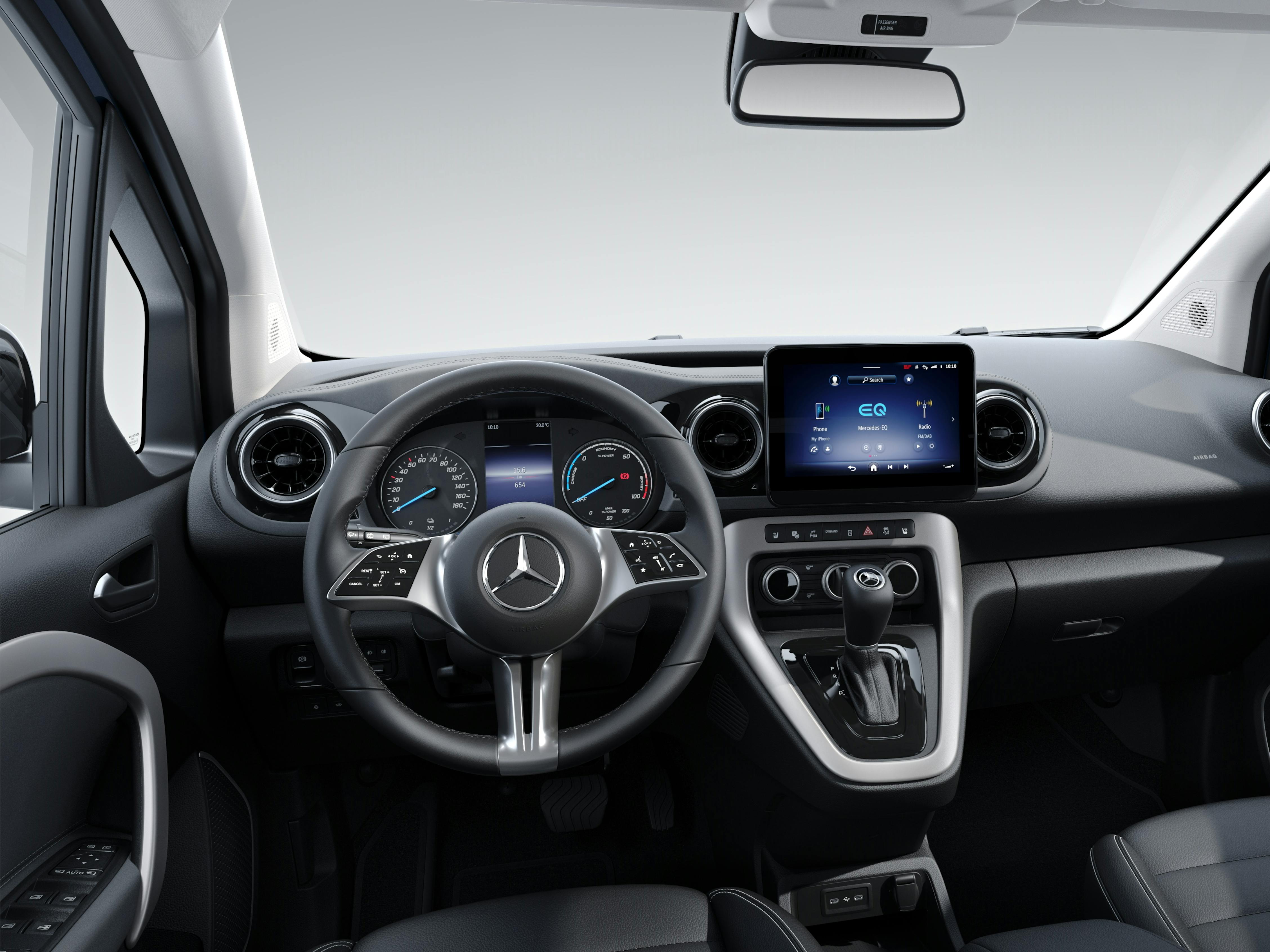 Mercedes-Benz EQT Innenansicht Fahrerraum