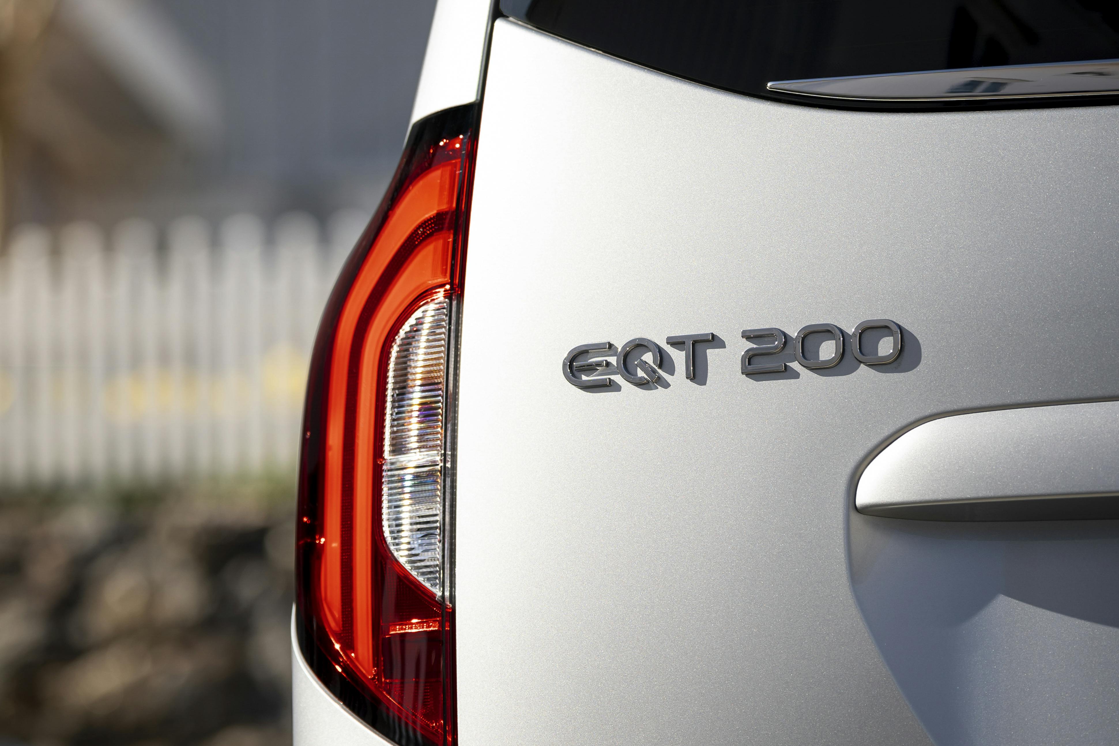 Mercedes-Benz EQT Detailansicht hinten