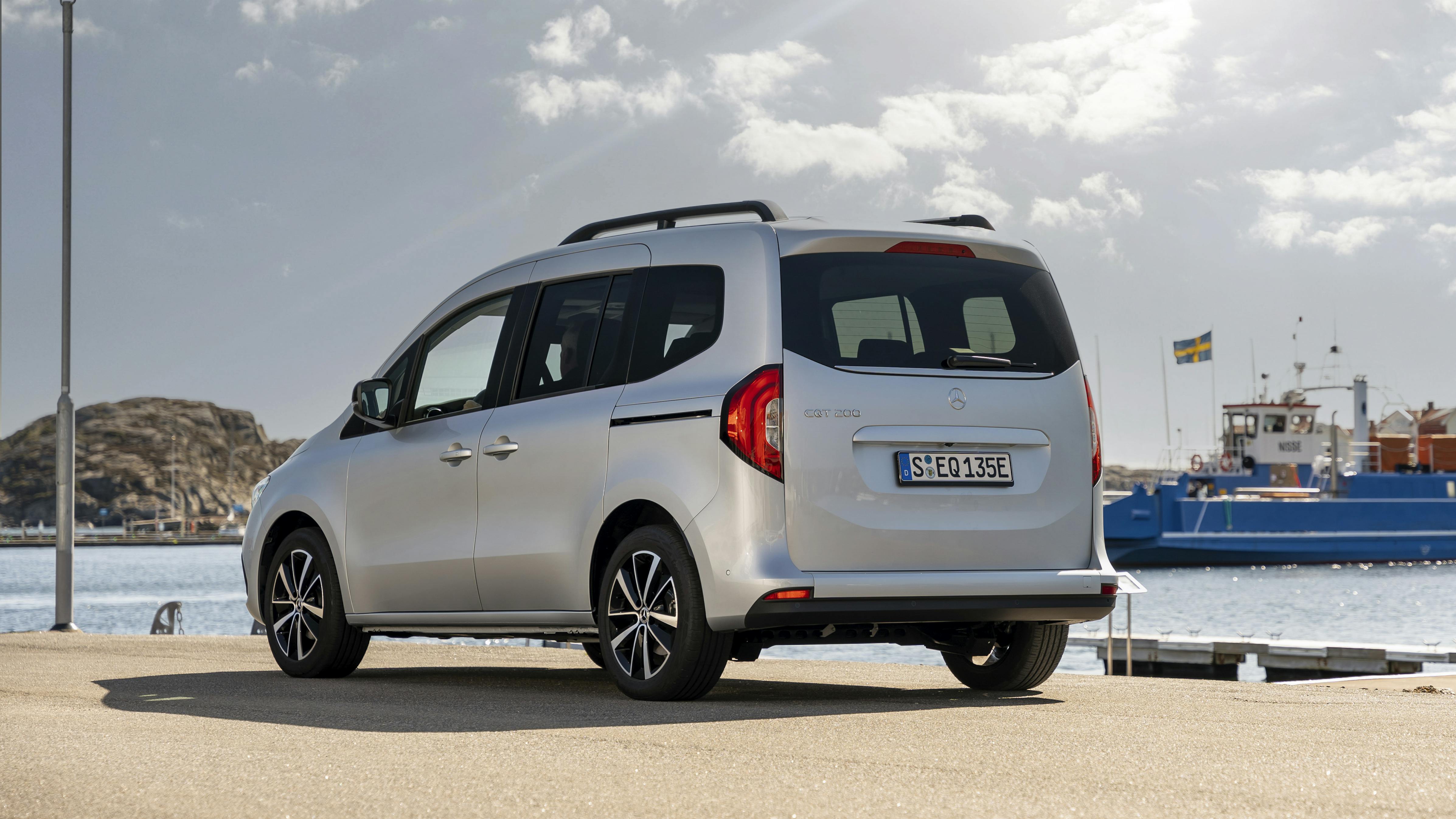Mercedes-Benz EQT Außenansicht hinten statisch