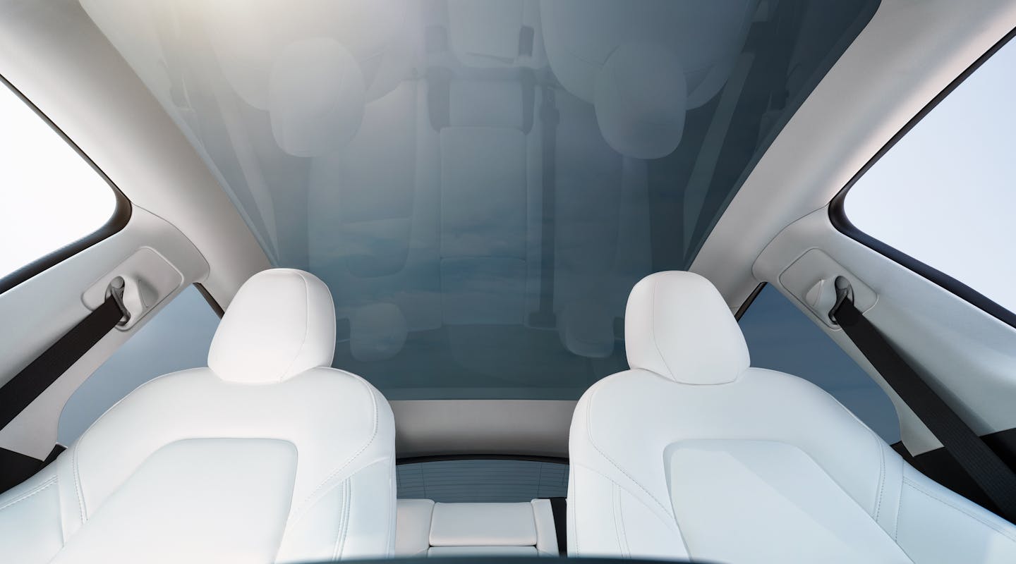 Tesla Model Y Innennansicht Sitze
