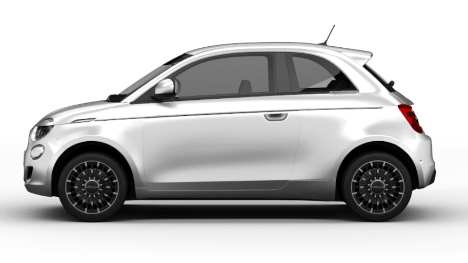 Fiat 500e Freisteller Seite