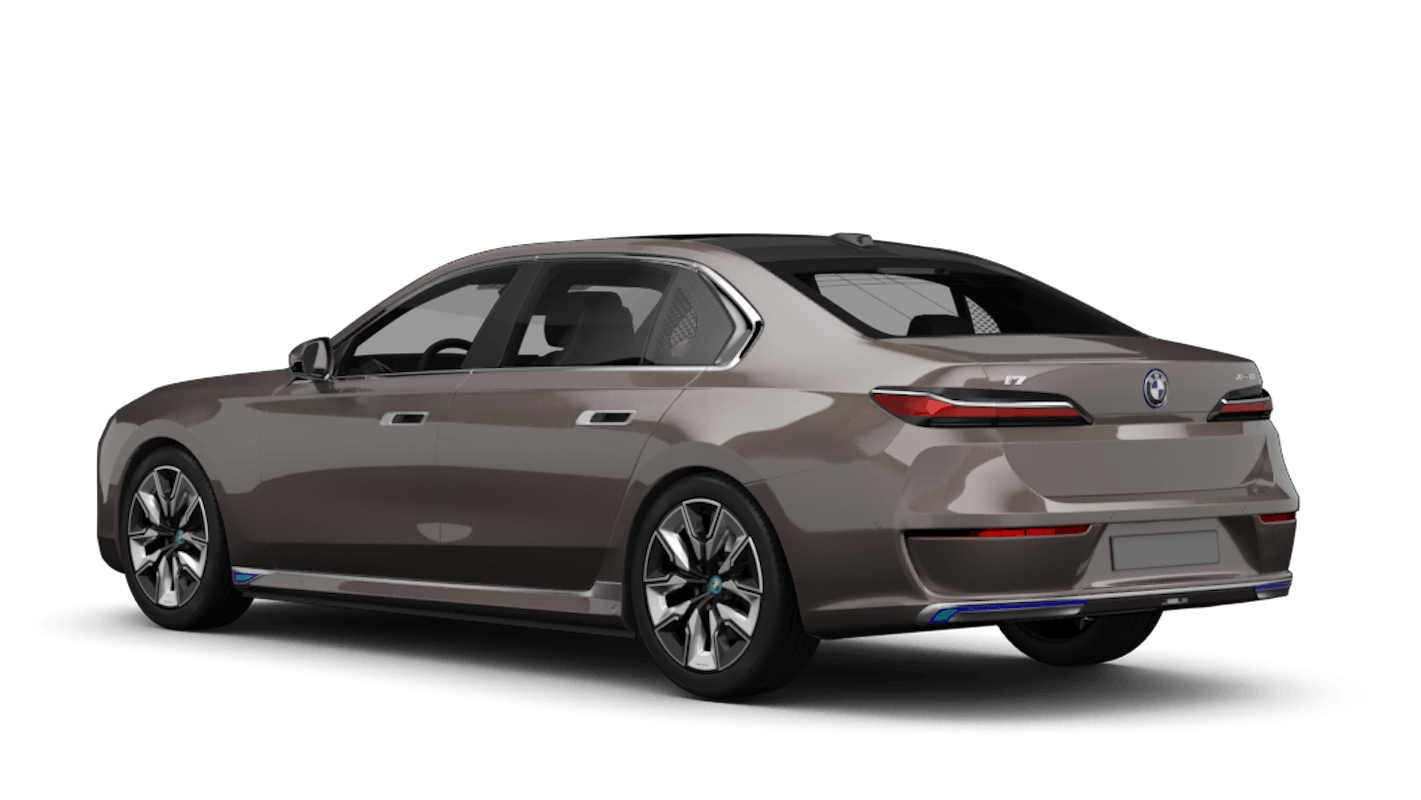 BMW i7 Ansicht schräg hinten