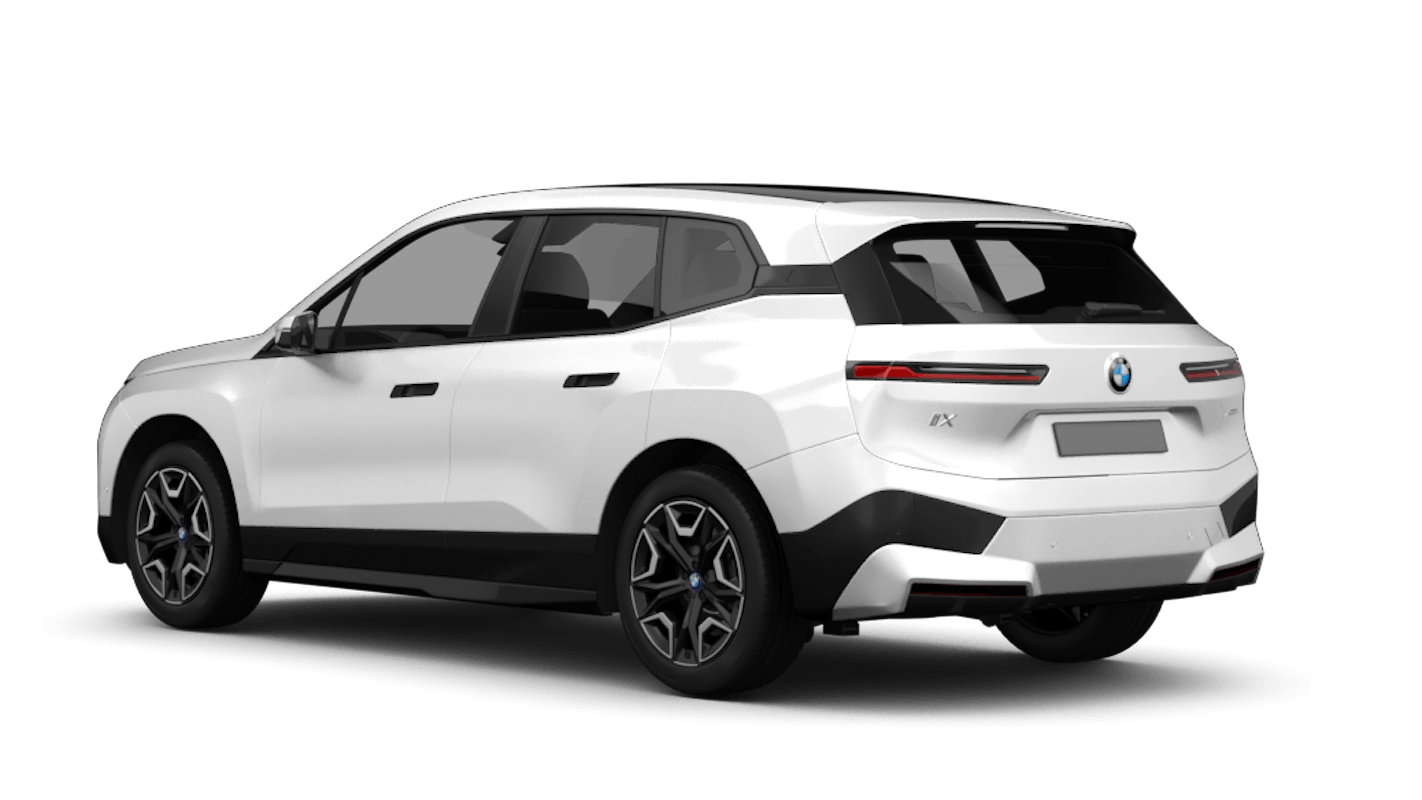 BMW iX Ansicht hinten schräg