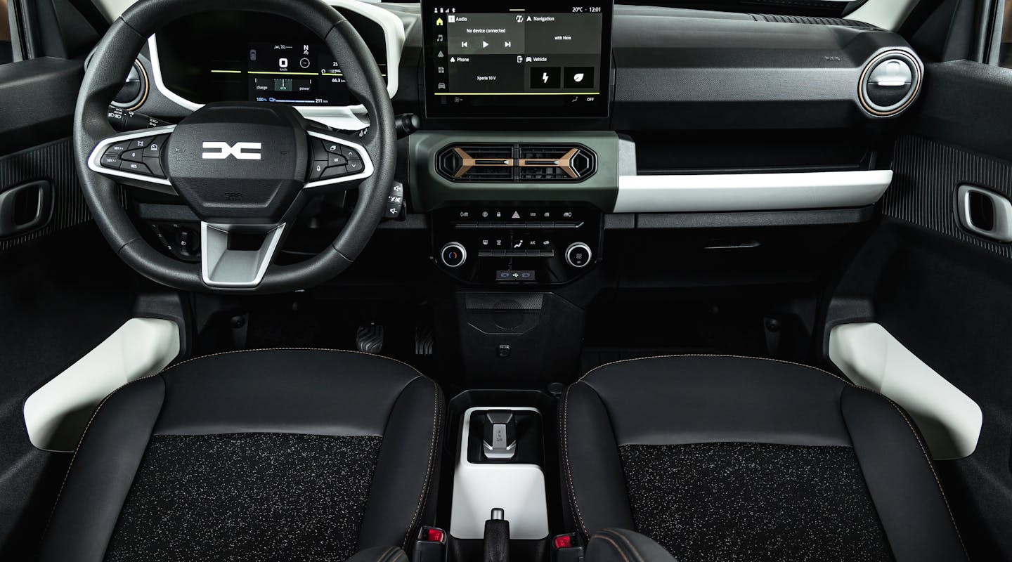 Dacia Spring interieur detail