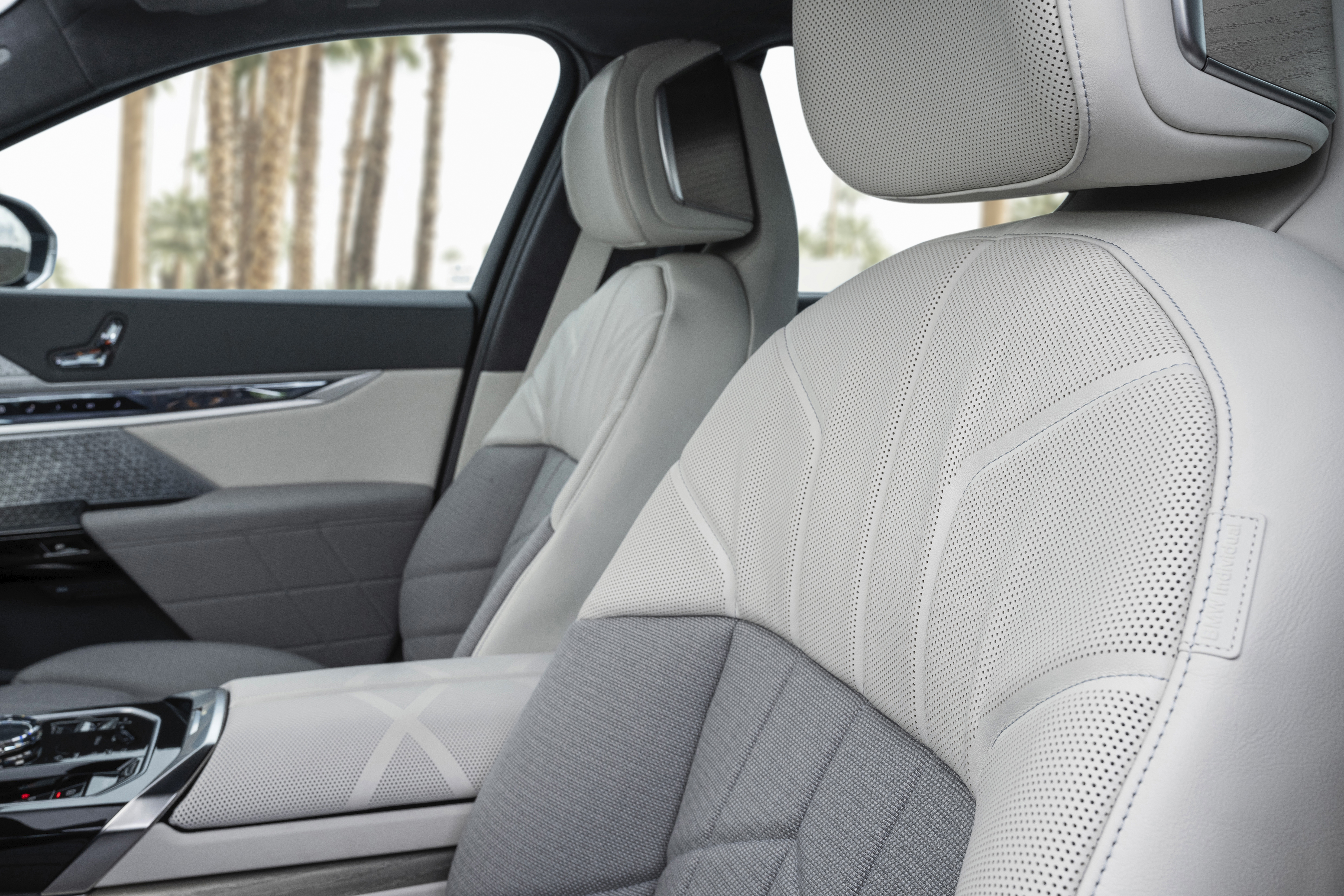 Innenansicht BMW i7 Sitze