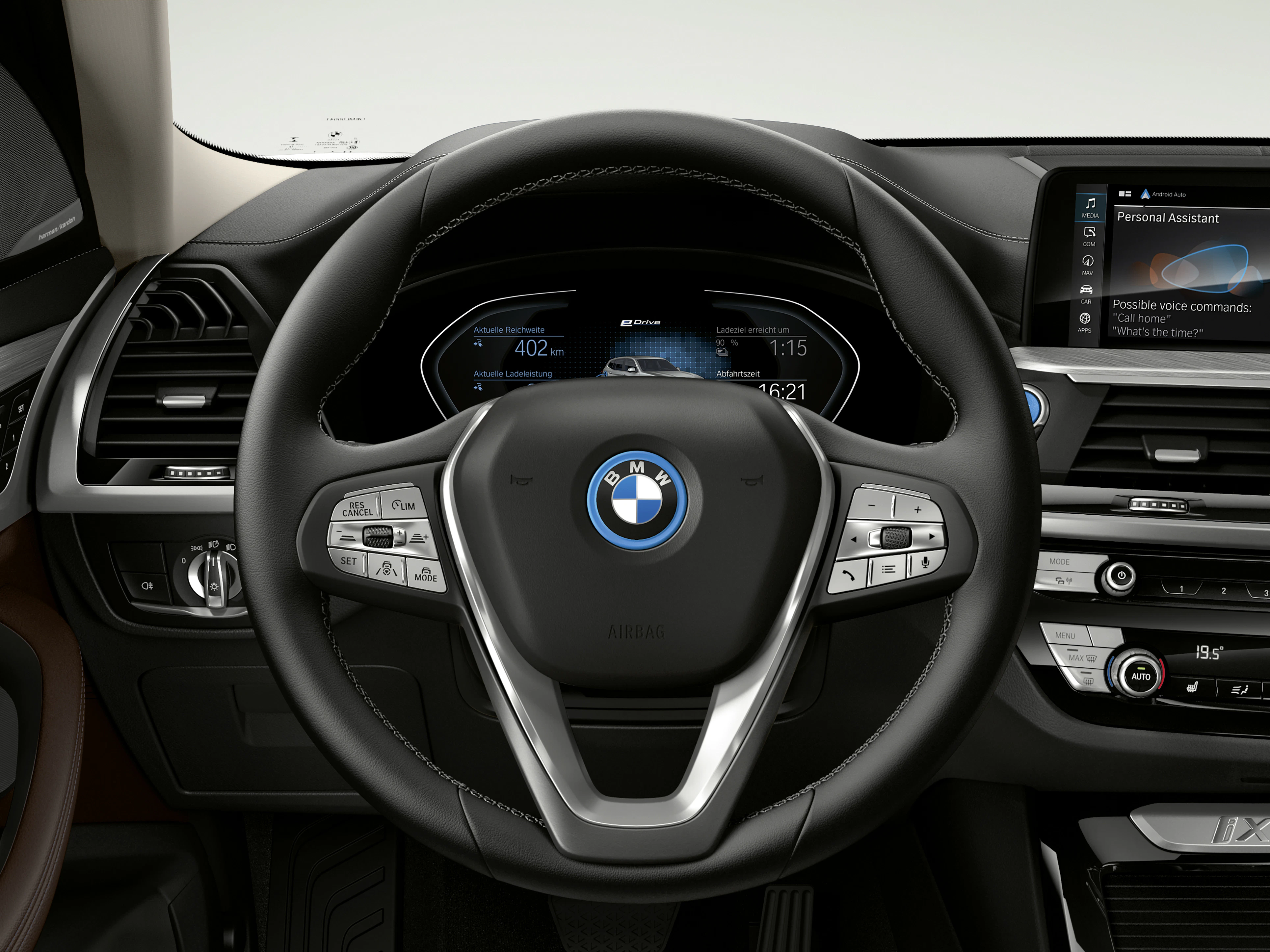 BMW iX3 Lenkrad Detail
