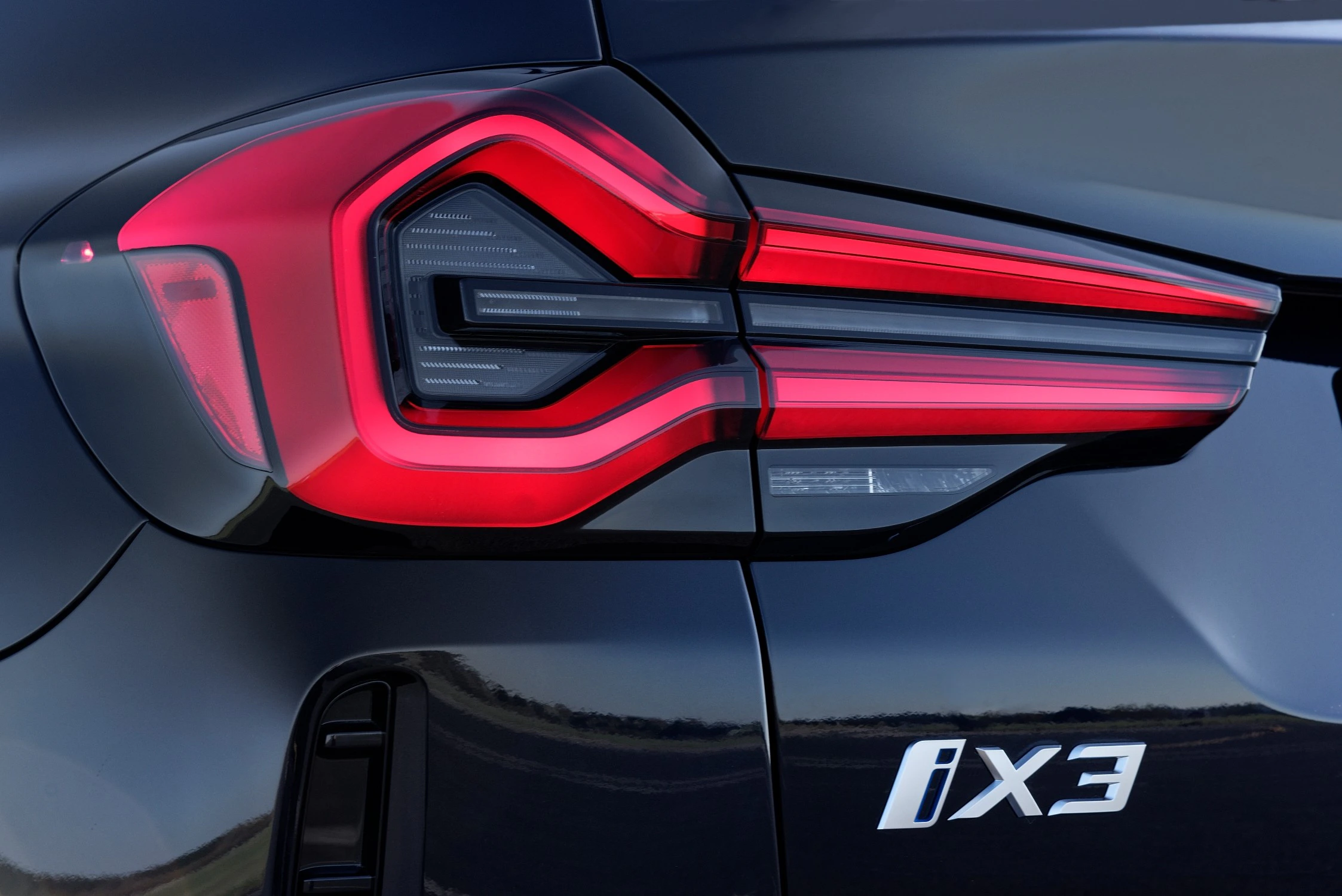 BMW iX3 Detail Scheinwerfer hinten