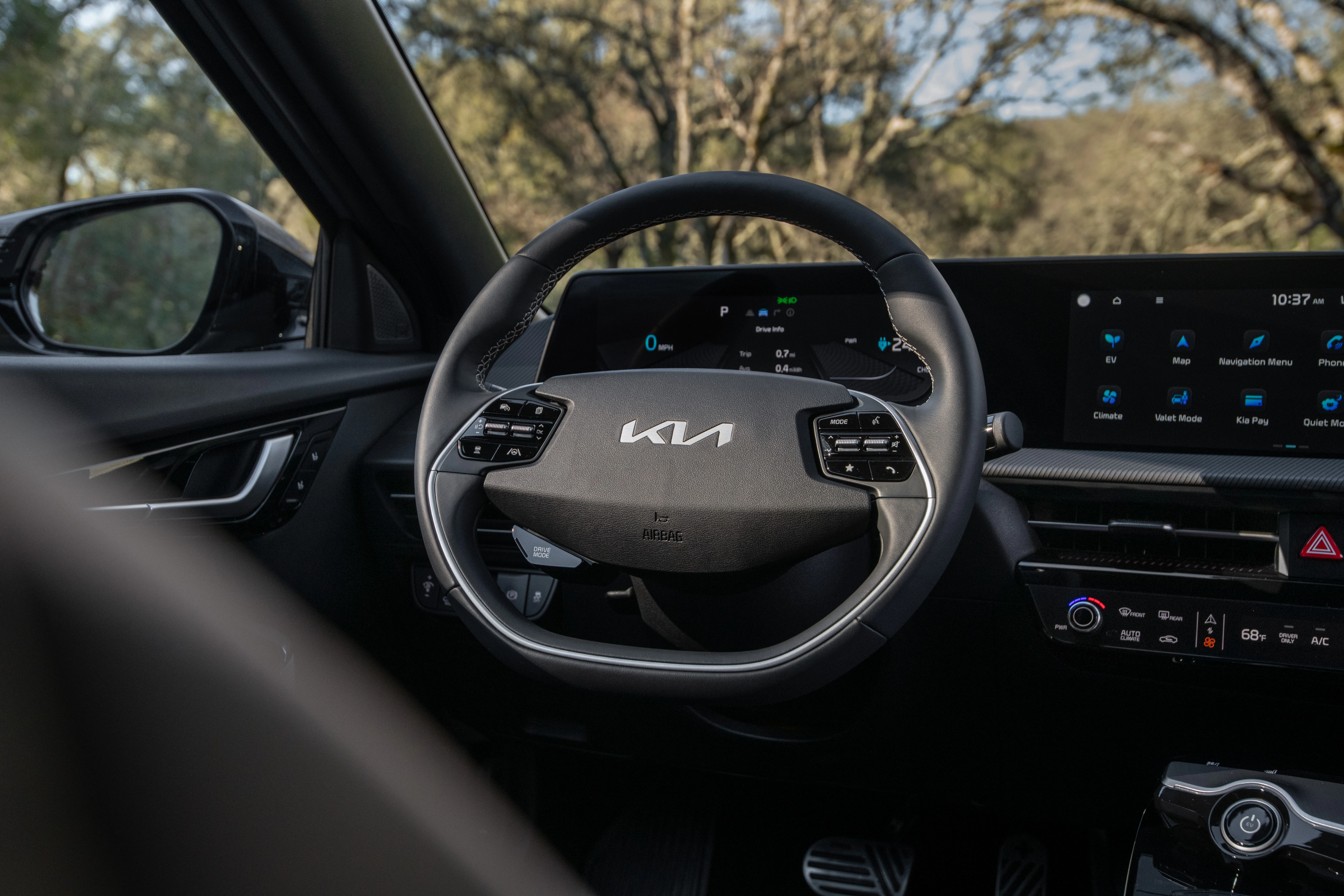 Kia EV6 Lenkrad Detail