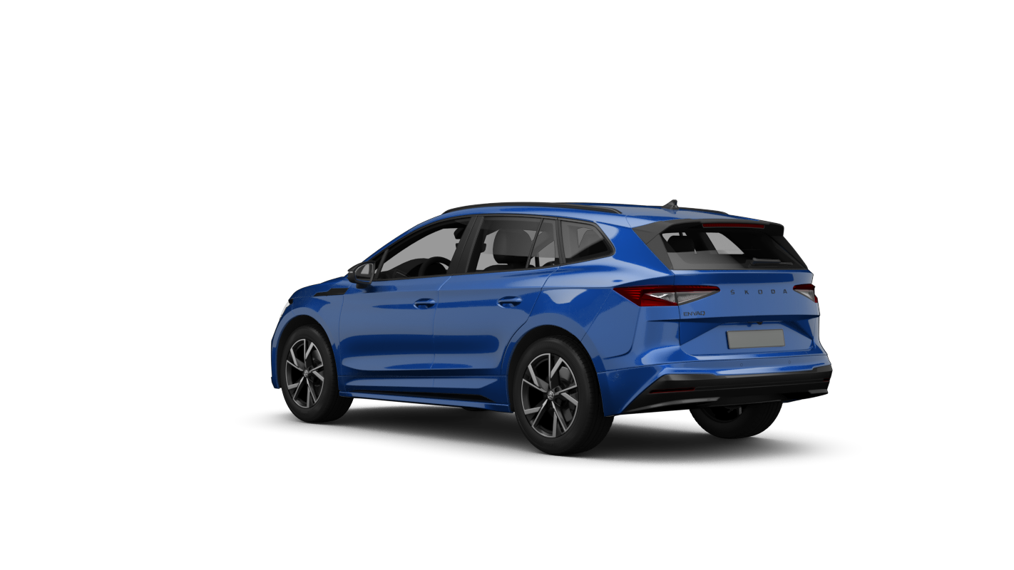 Škoda Enyaq Ansicht hinten schräg