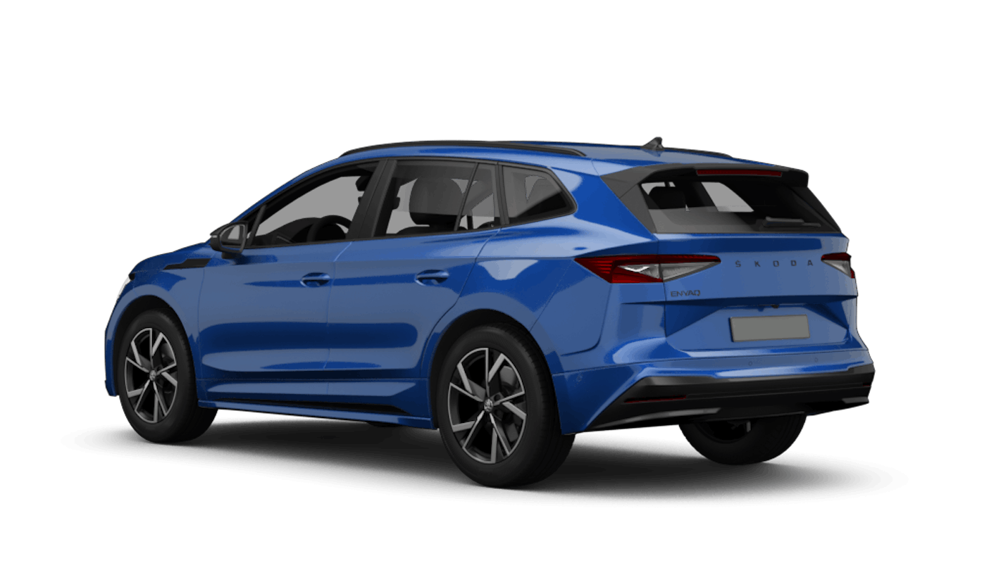Škoda Enyaq Ansicht hinten schräg