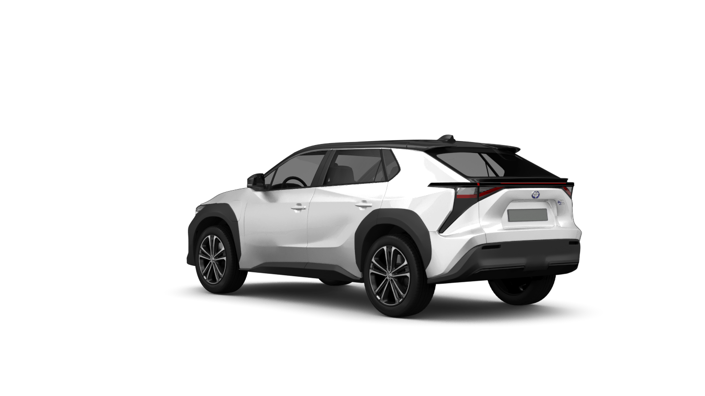 Toyota bZ4X Ansicht hinten schräg