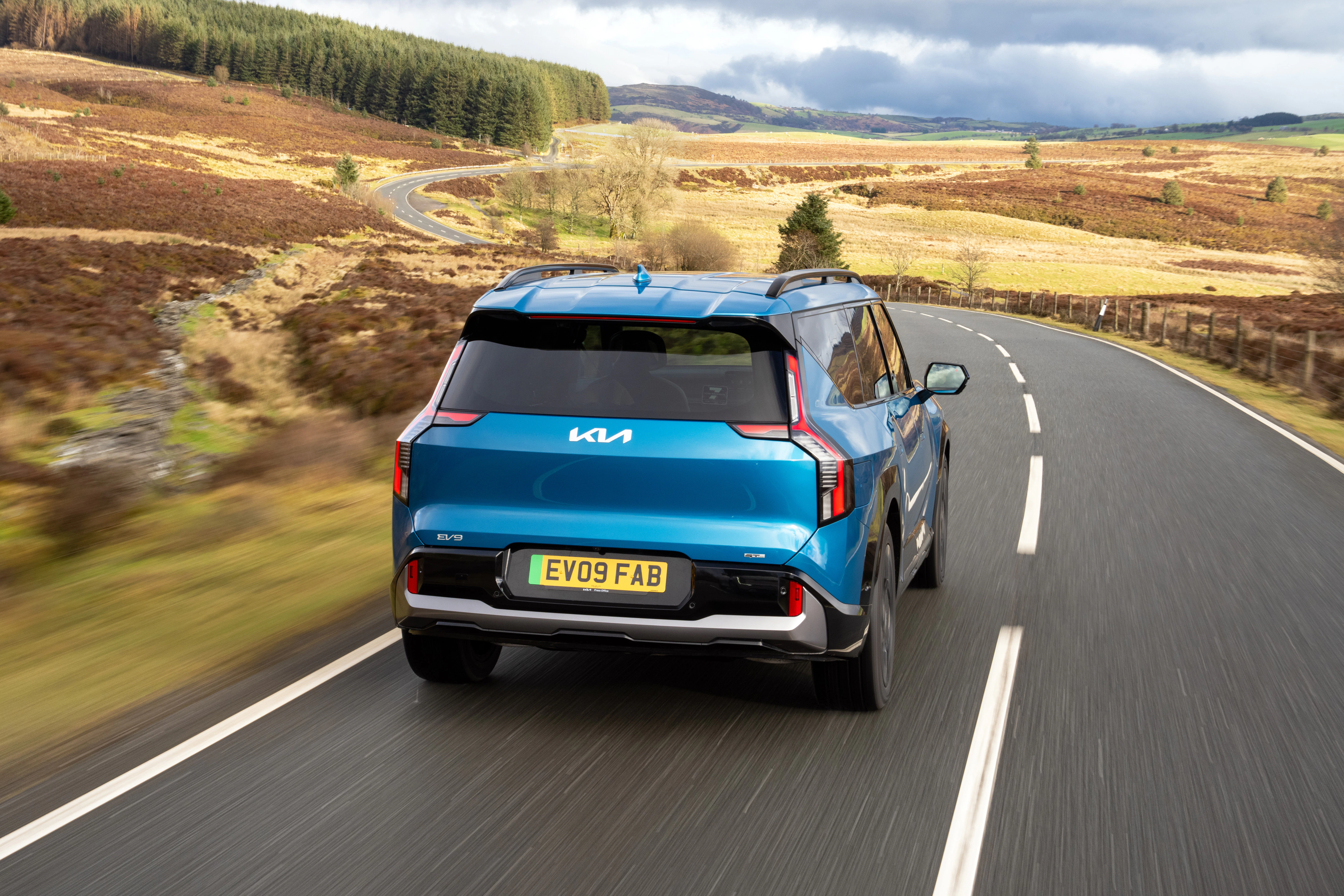 Kia EV9 Heck dynamisch