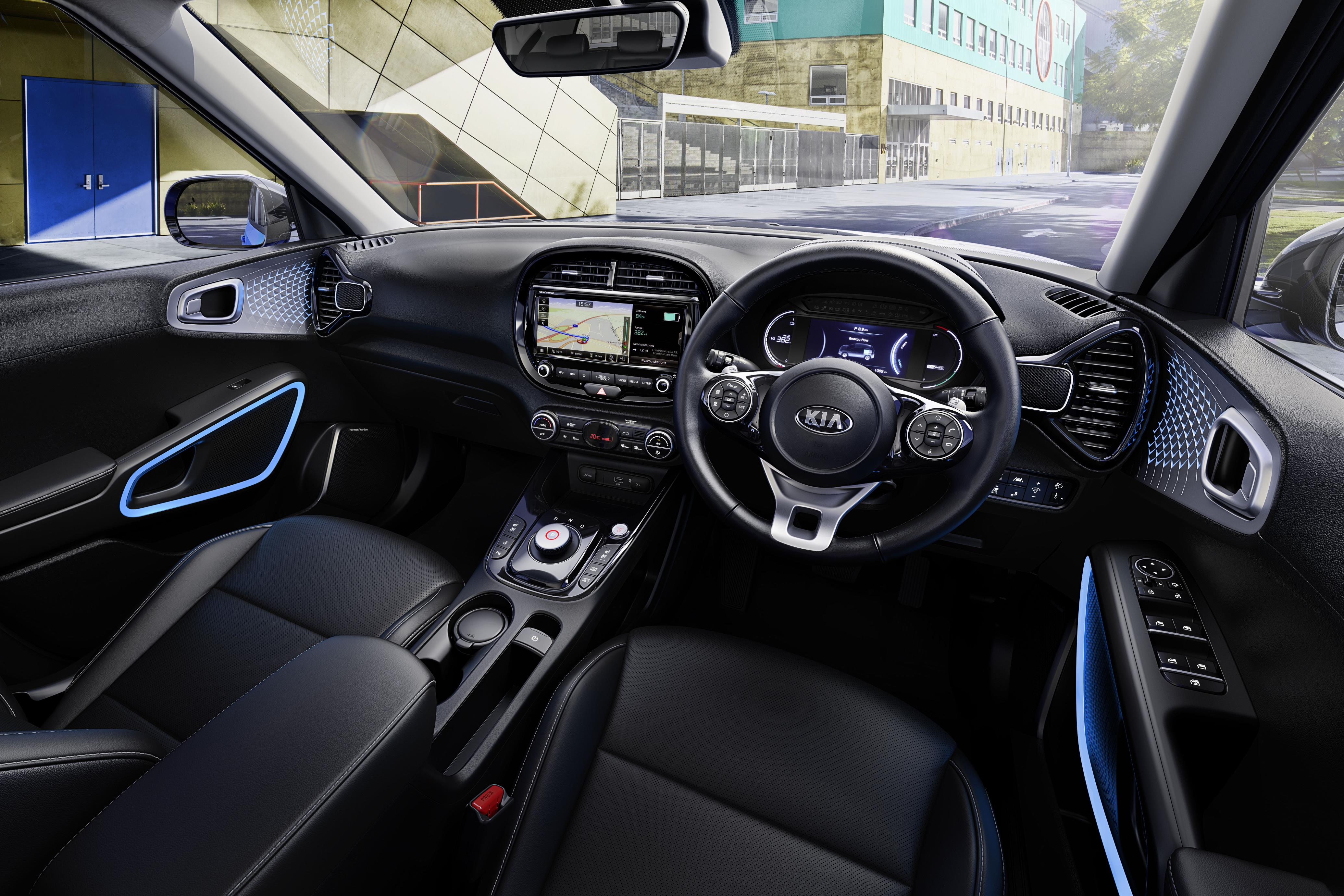 Kia e-Soul Armarurenbrett und Lenkrad