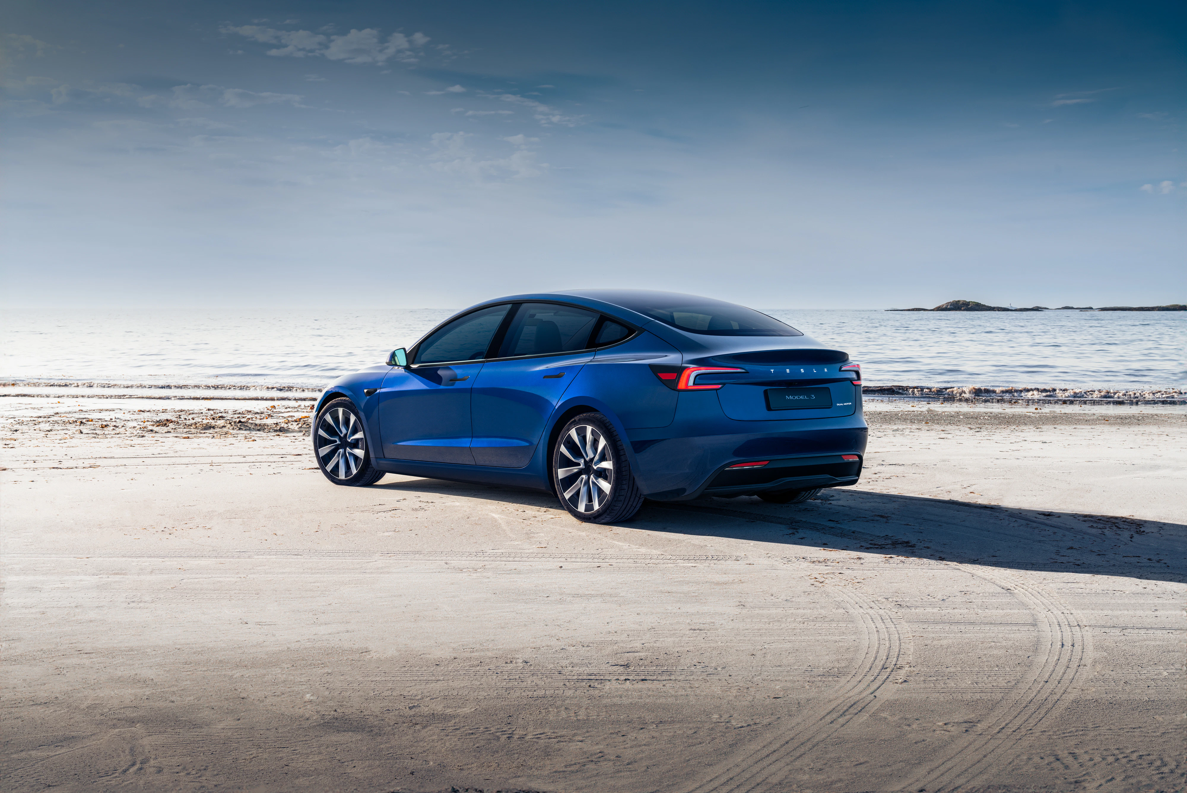 Tesla Model 3 Heck statisch
