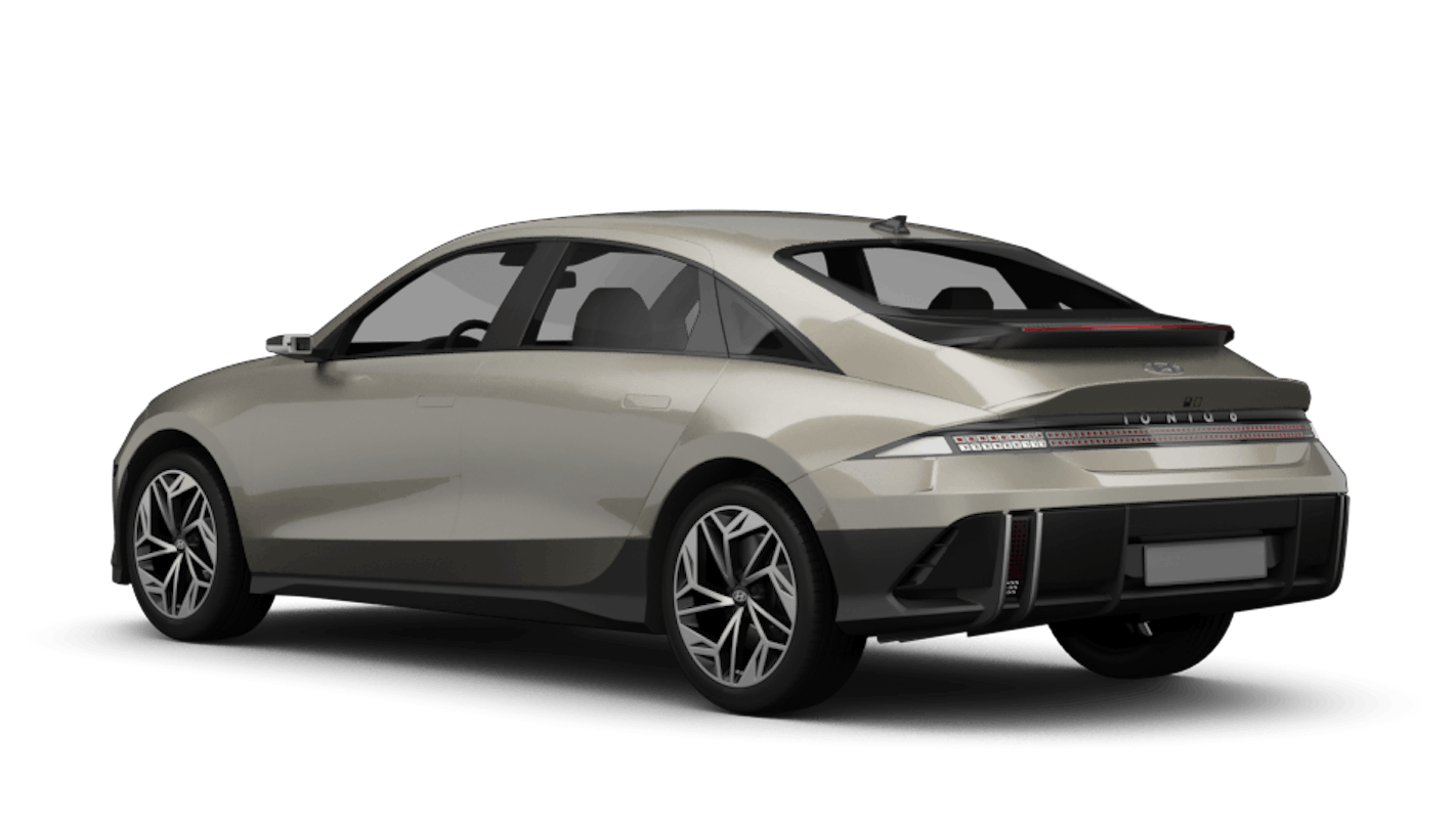 Hyundai IONIQ6 Ansicht Heck schräg