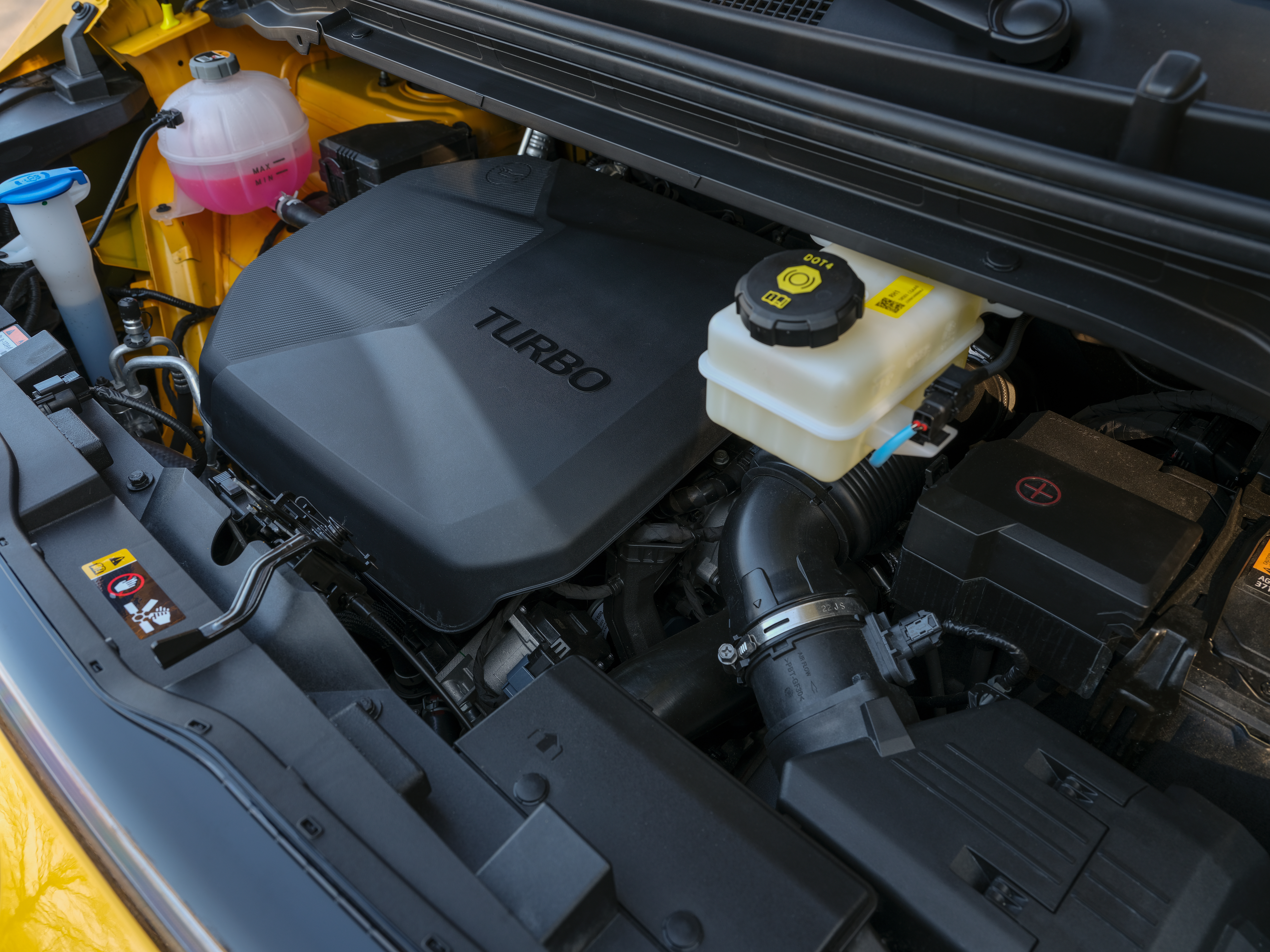 Motorraum des Hyundai Staria